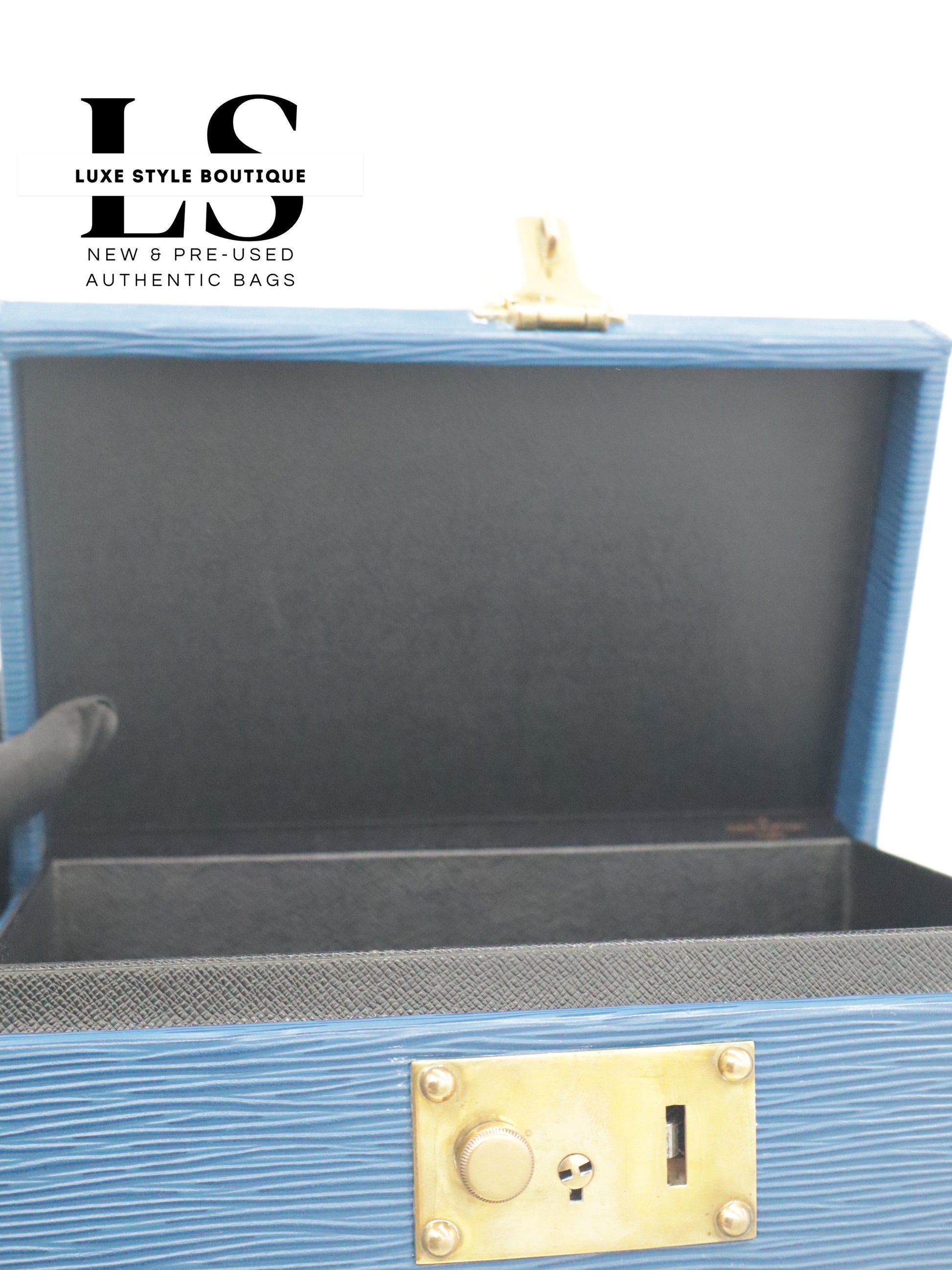 Louis Vuitton Blue Small Trunk Exclusive Japan-Imported