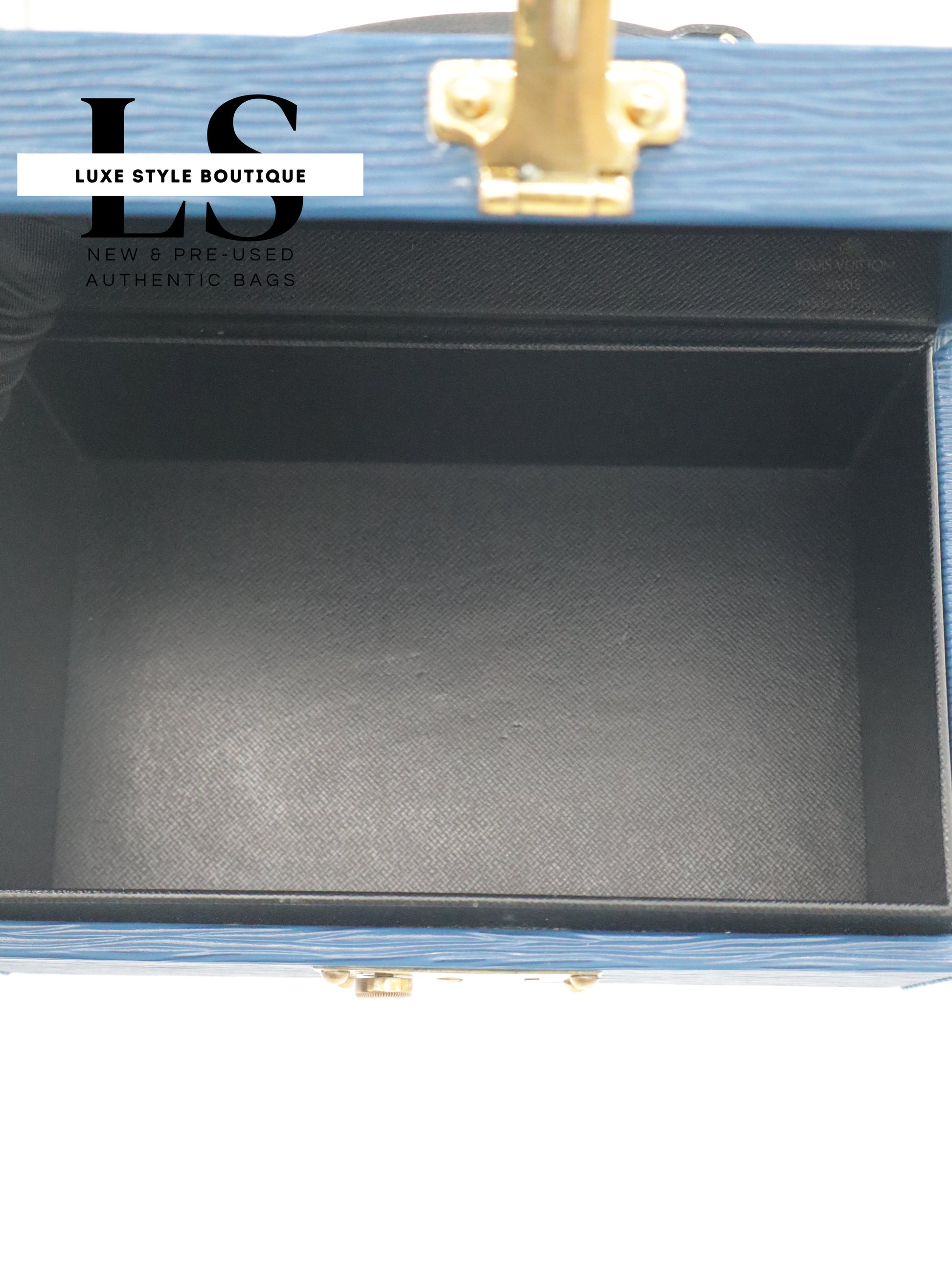 Louis Vuitton Blue Small Trunk Exclusive Japan-Imported