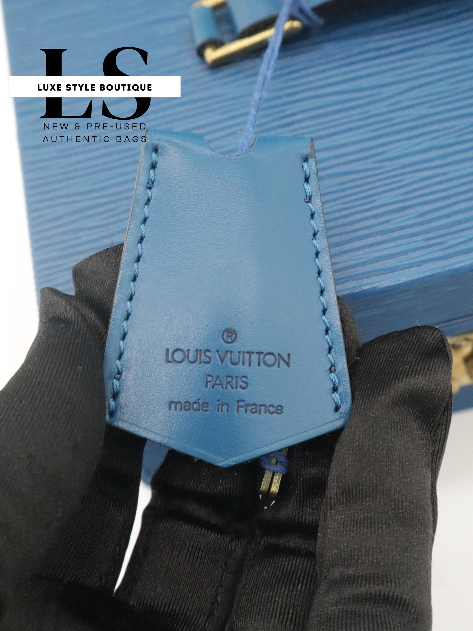 Louis Vuitton Blue Small Trunk Exclusive Japan-Imported