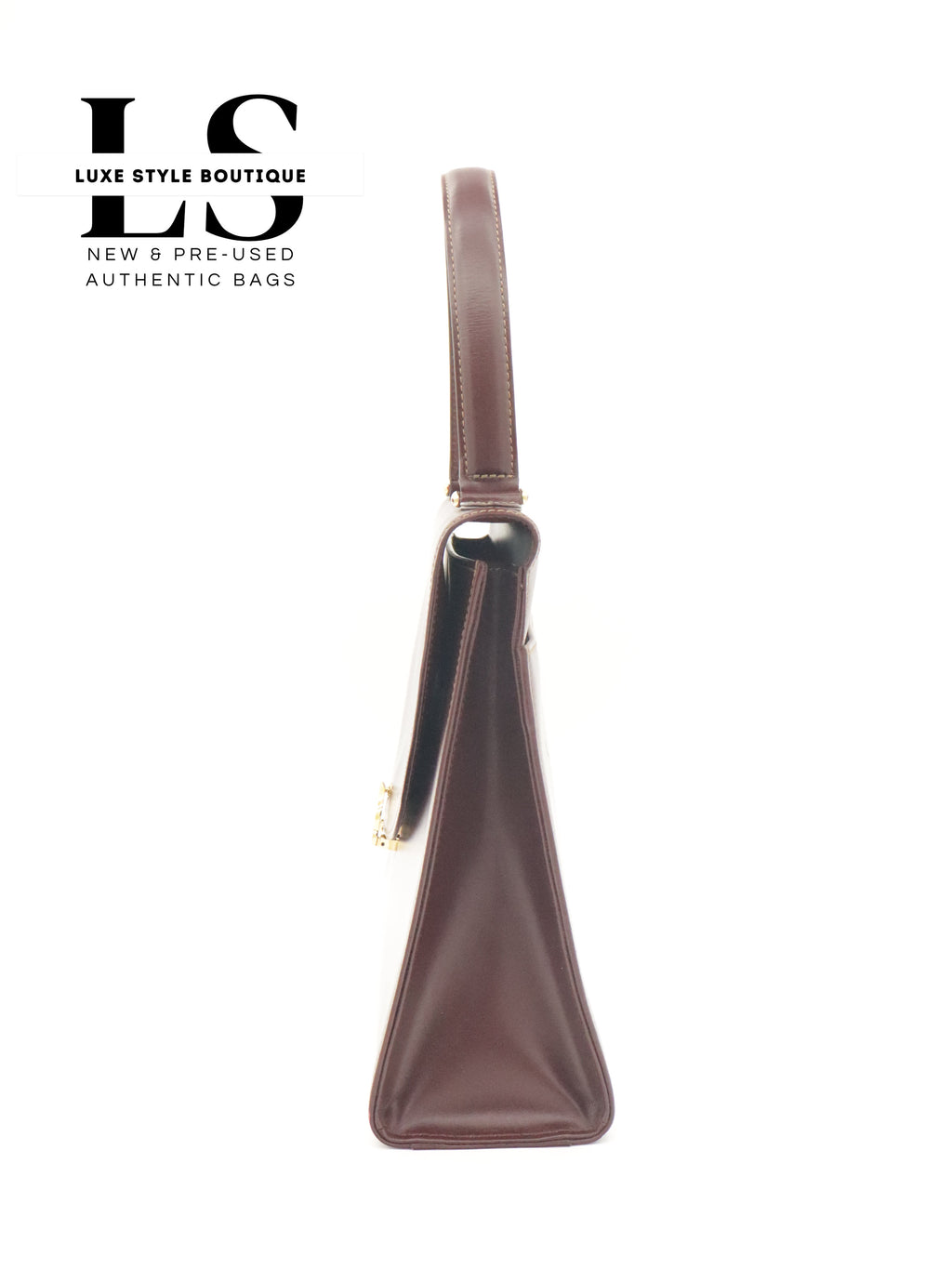 Cartier Must Top Handle Leather Handbag