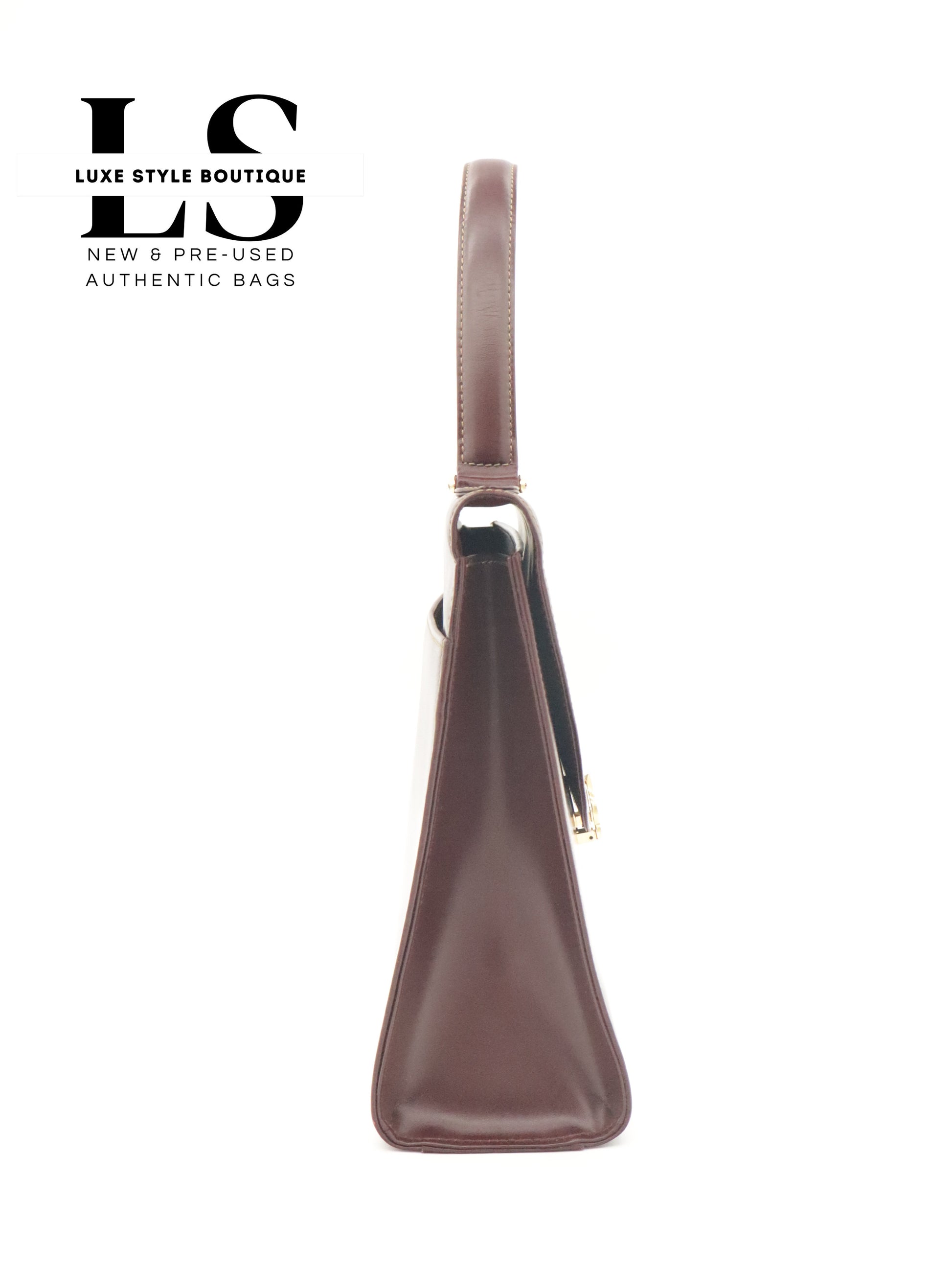 Cartier Must Top Handle Leather Handbag