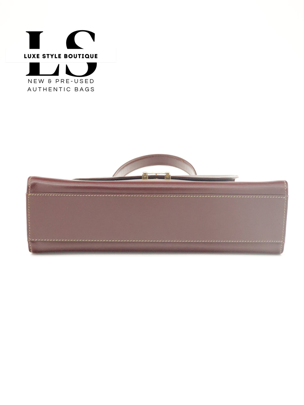 Cartier Must Top Handle Leather Handbag
