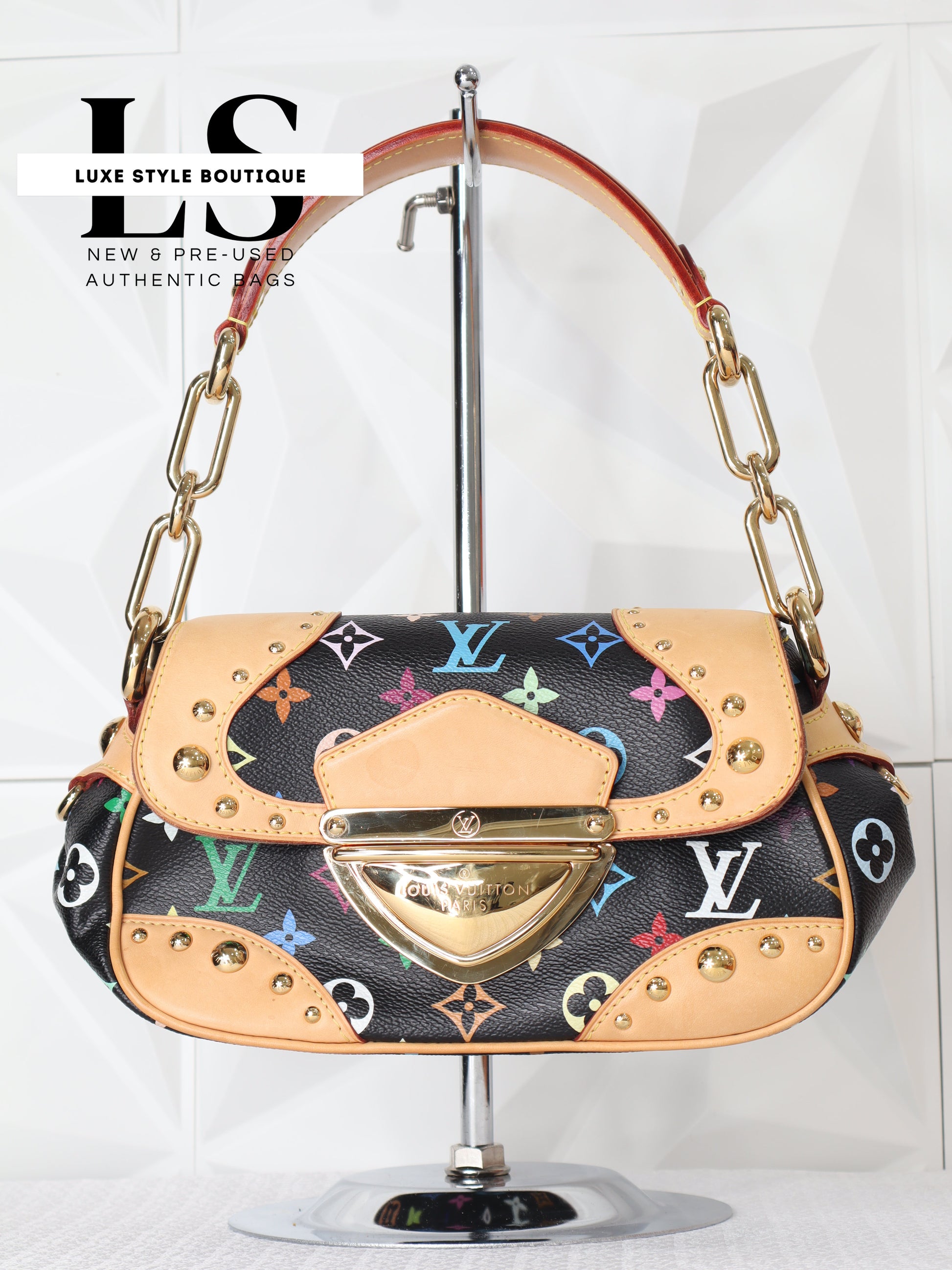 Louis Vuitton Black Multicolor Marilyn