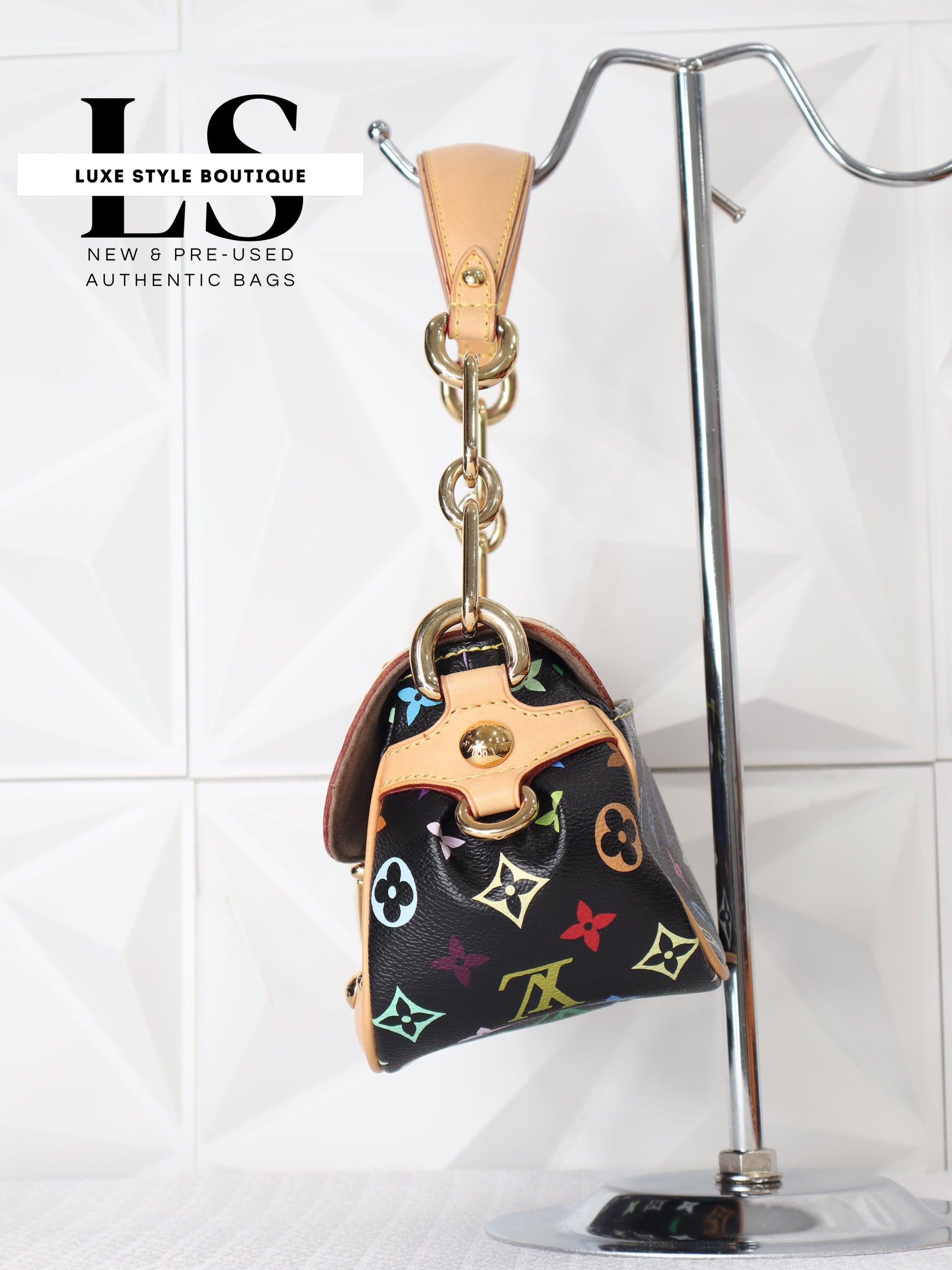 Louis Vuitton Black Multicolor Marilyn