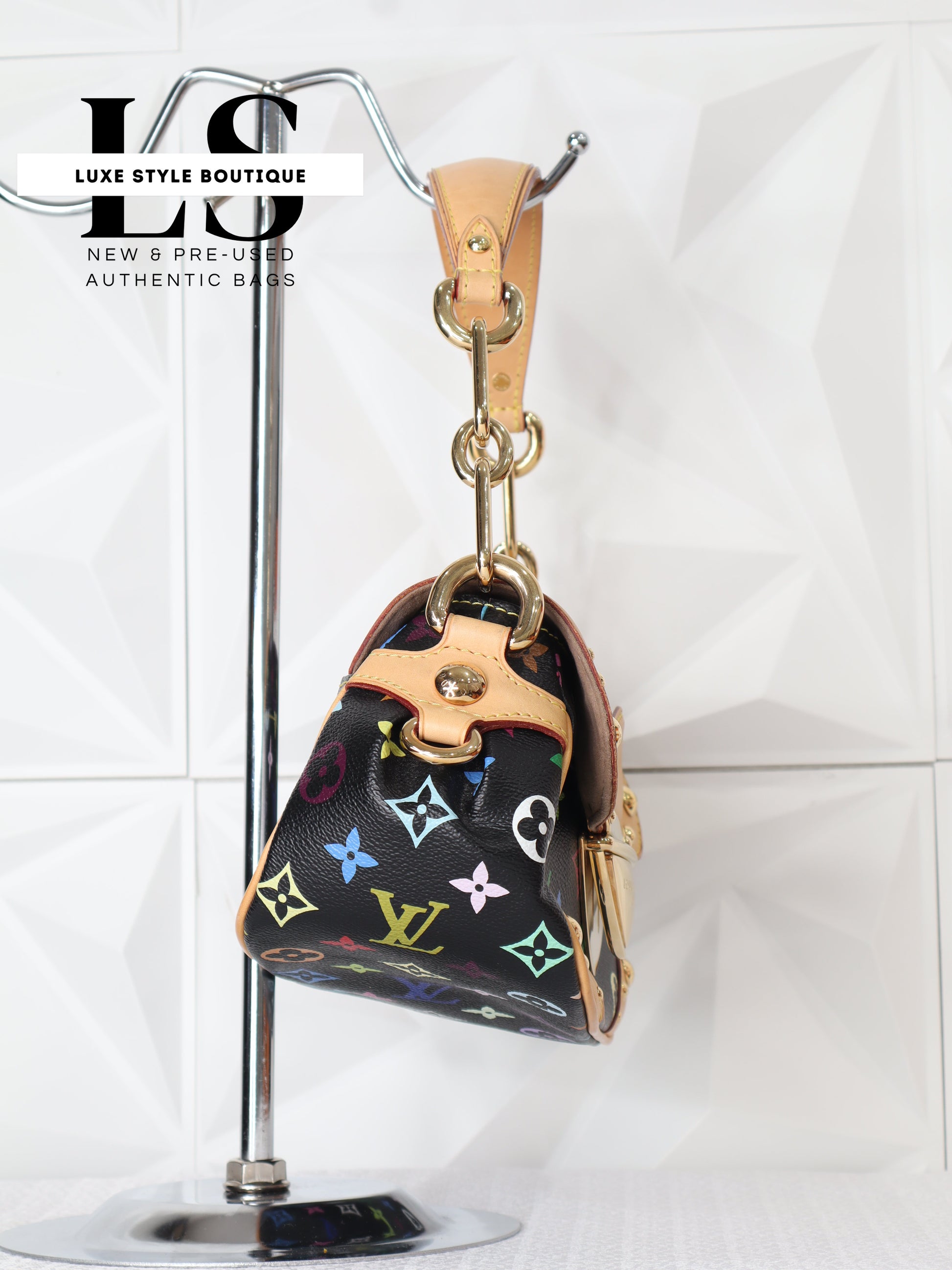 Louis Vuitton Black Multicolor Marilyn