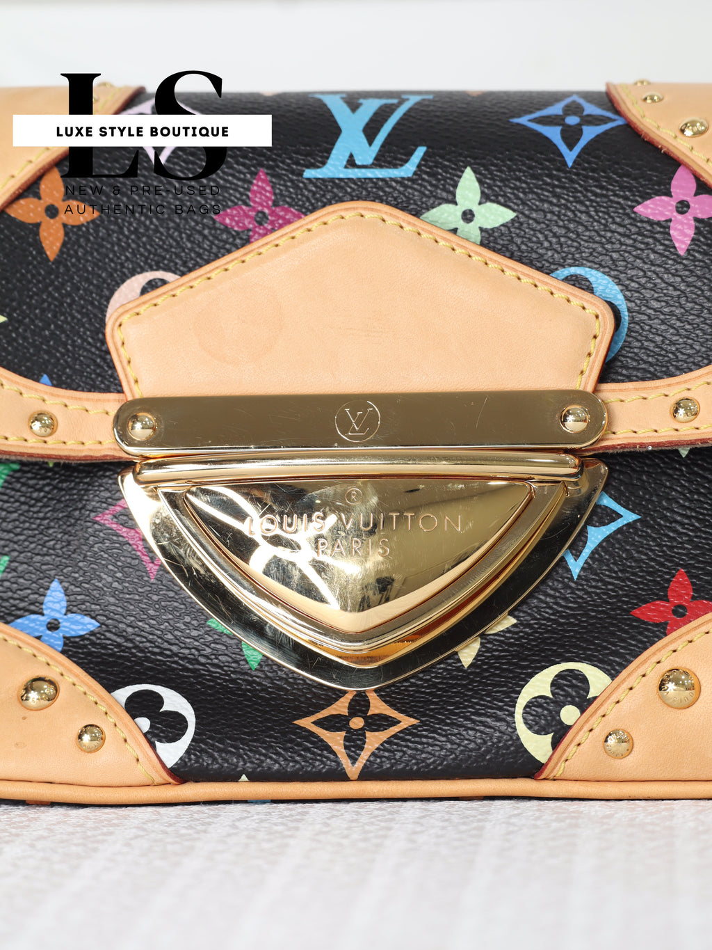 Louis Vuitton Black Multicolor Marilyn