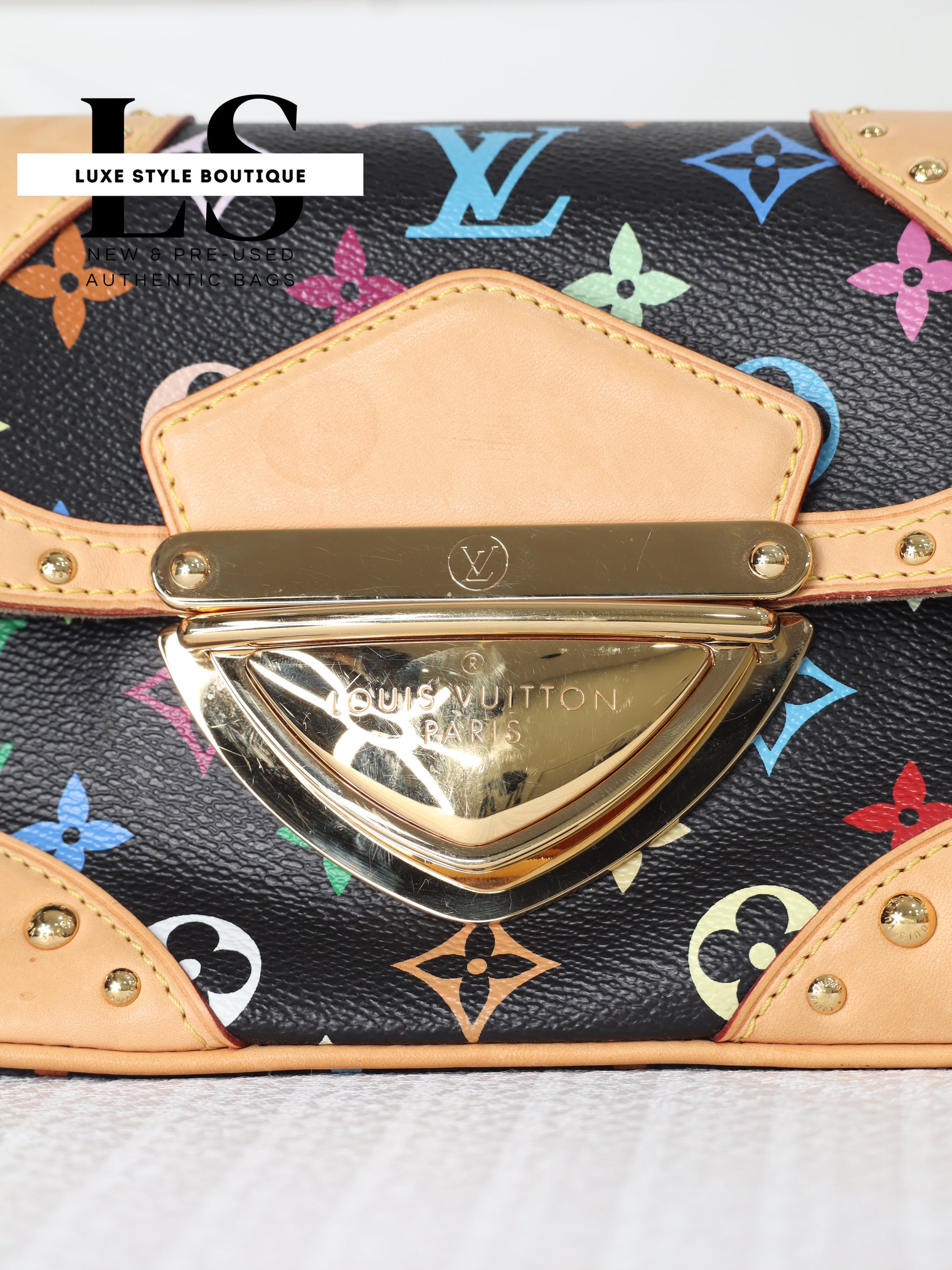 Louis Vuitton Black Multicolor Marilyn