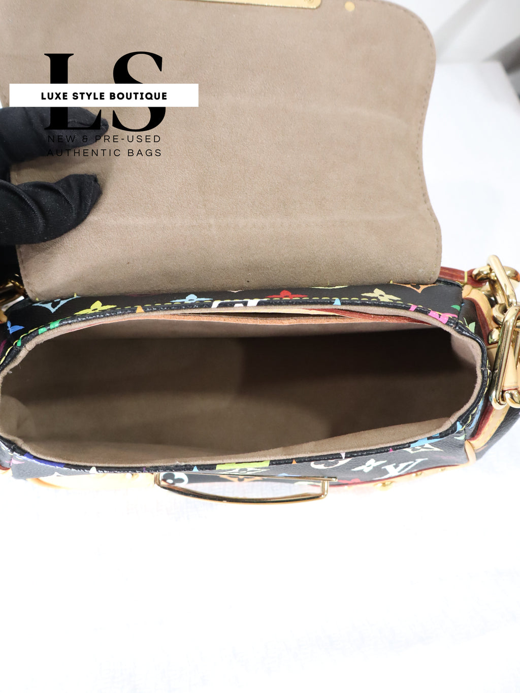 Louis Vuitton Black Multicolor Marilyn