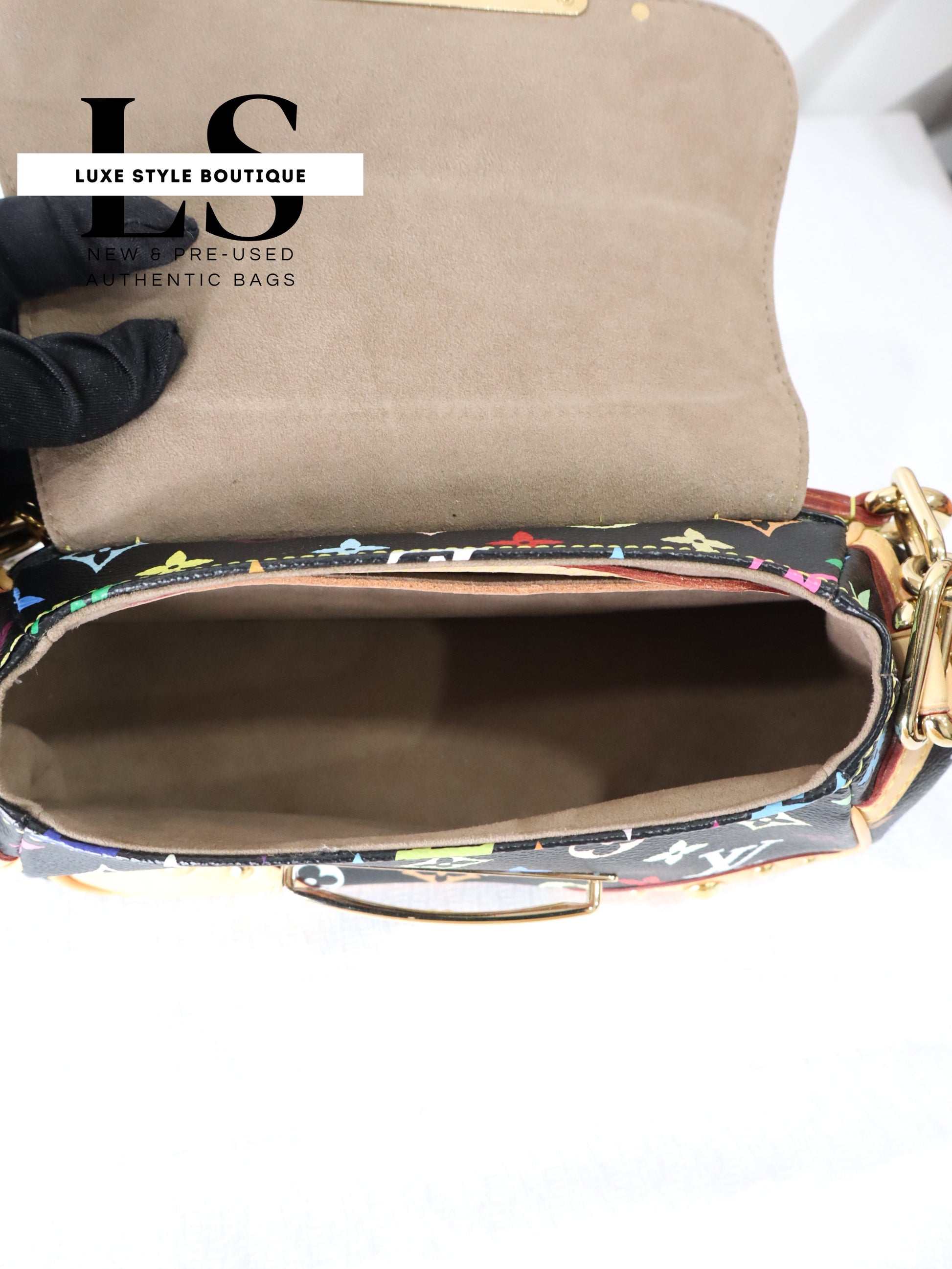 Louis Vuitton Black Multicolor Marilyn