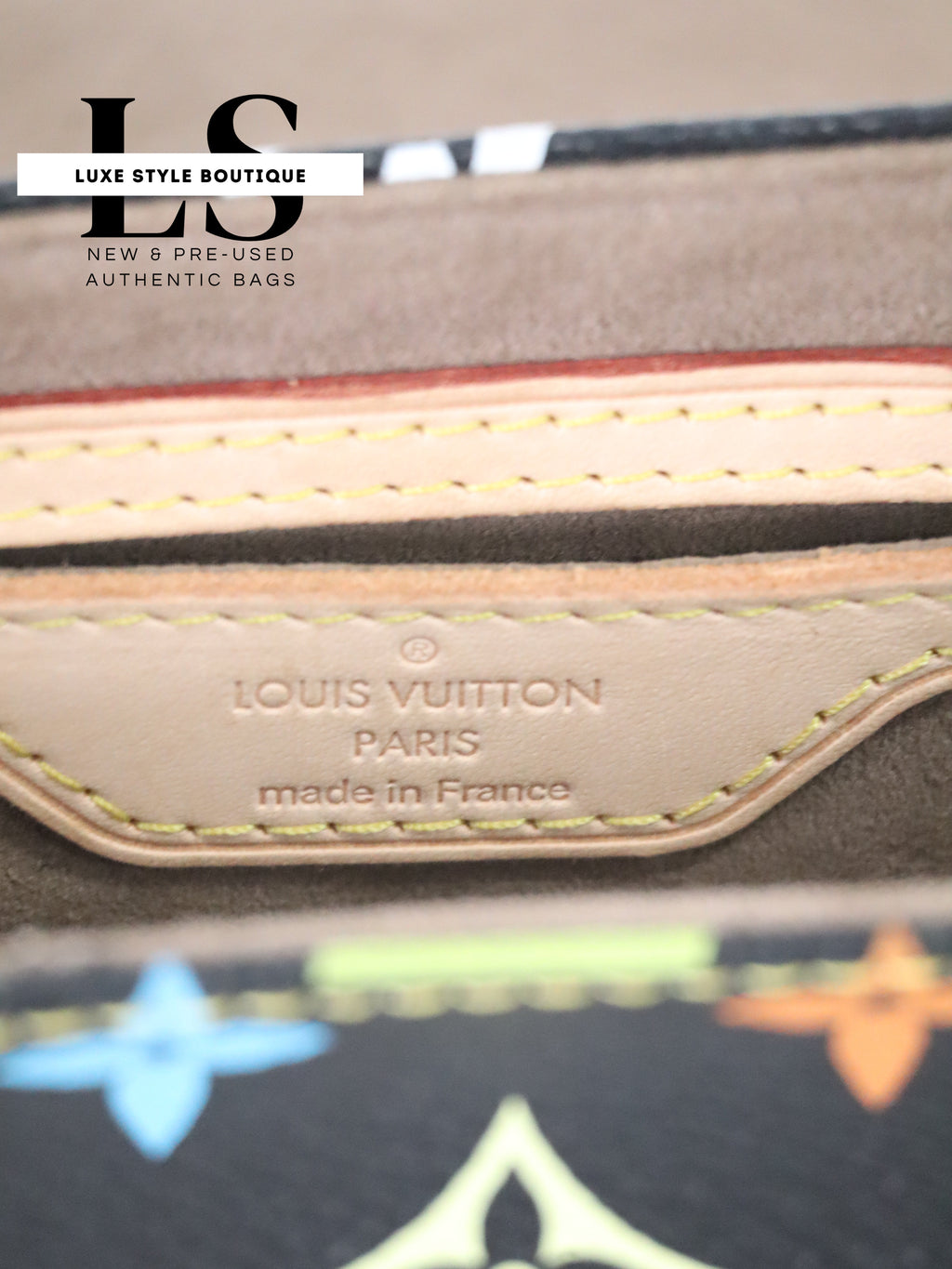 Louis Vuitton Black Multicolor Marilyn