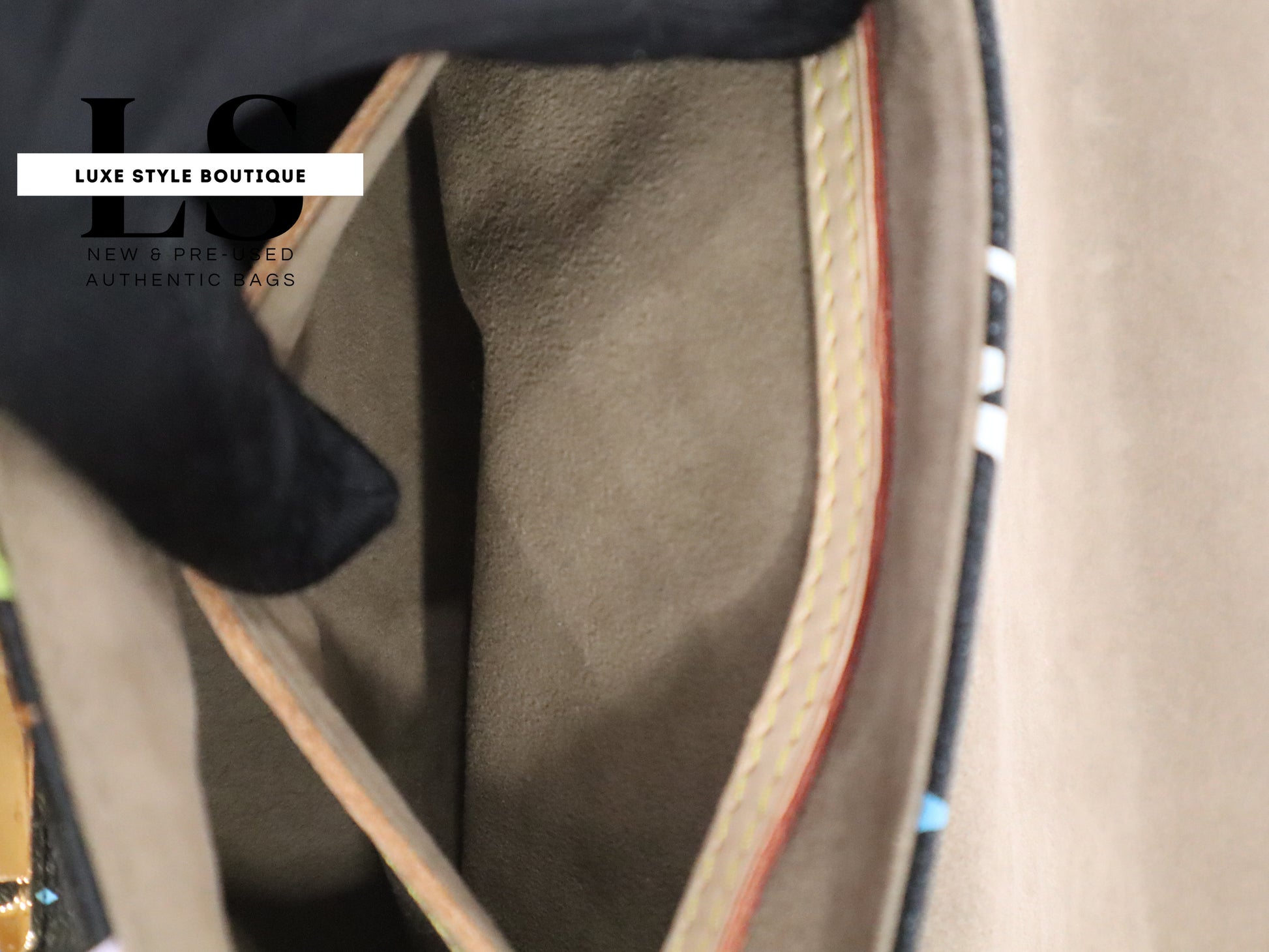 Louis Vuitton Black Multicolor Marilyn