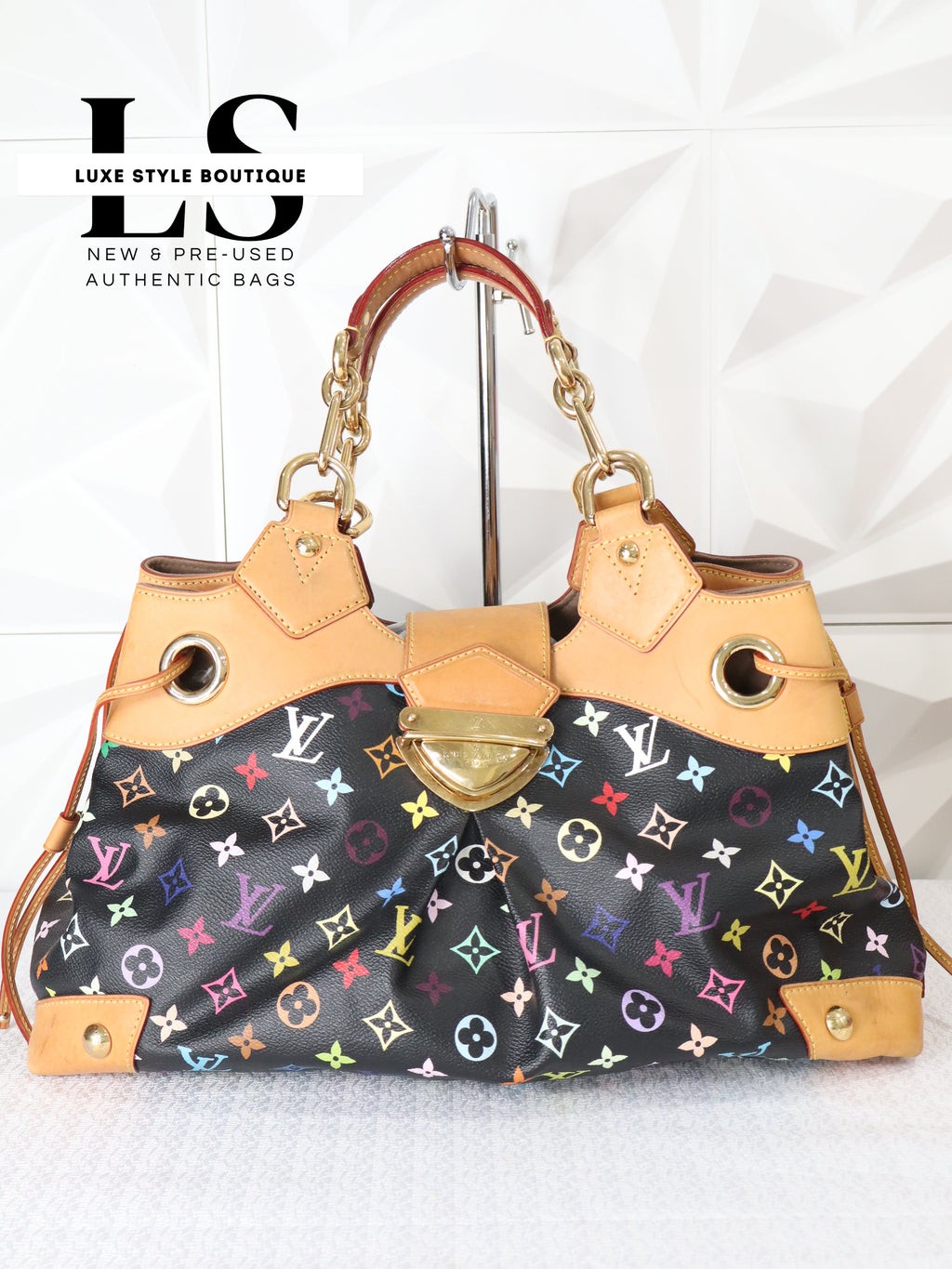 Louis Vuitton Black Multicolor Ursula