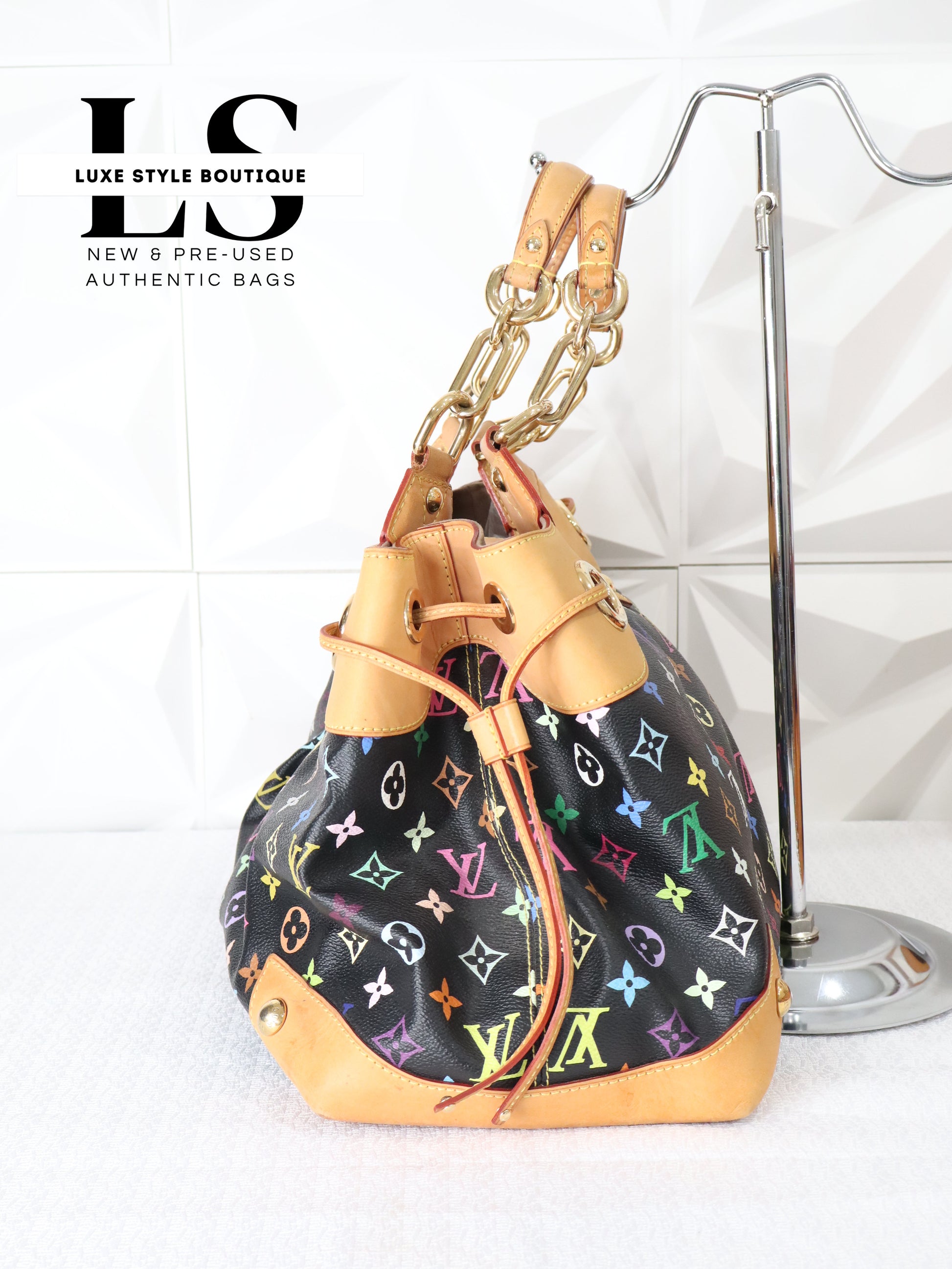 Louis Vuitton Black Multicolor Ursula