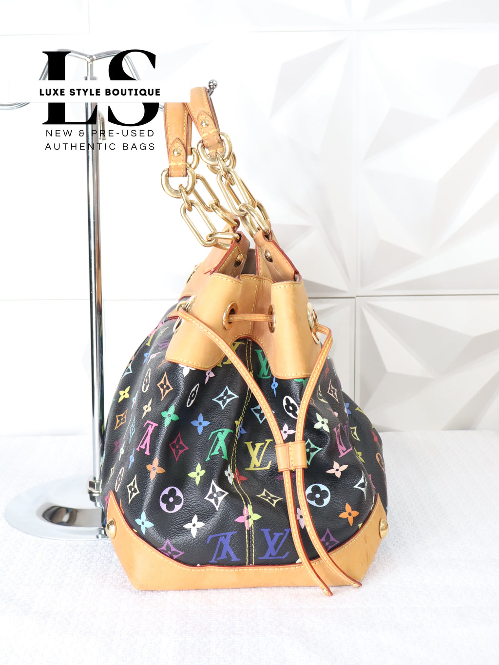 Louis Vuitton Black Multicolor Ursula