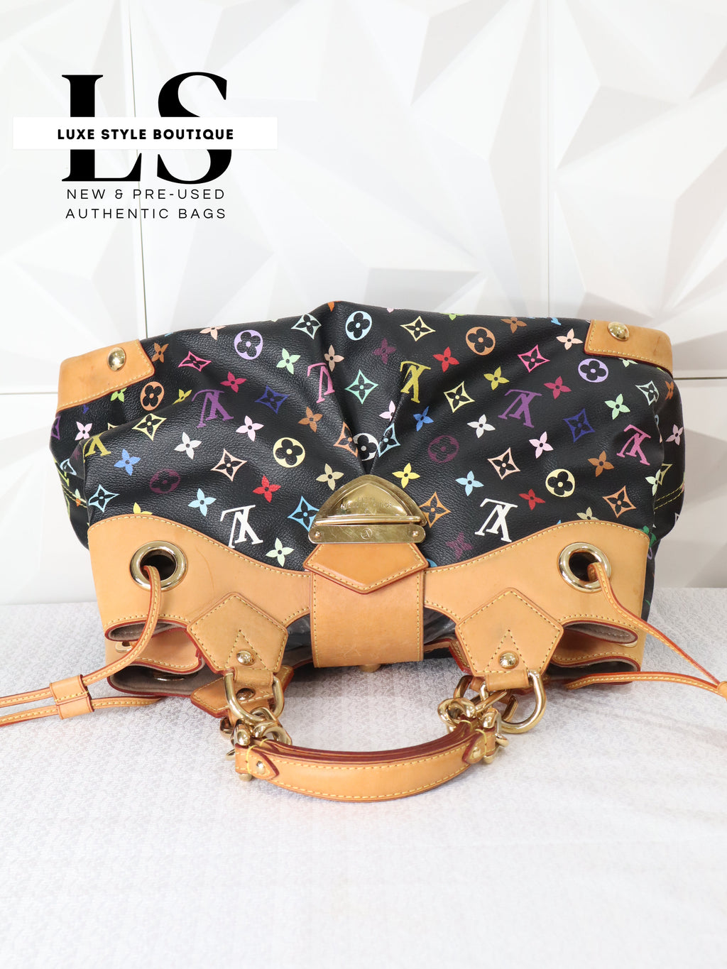 Louis Vuitton Black Multicolor Ursula