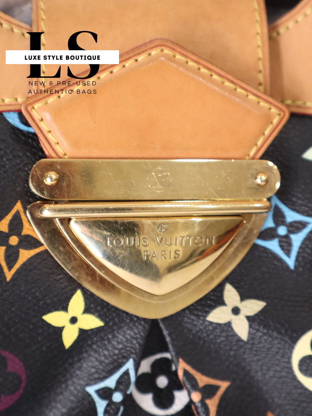 Louis Vuitton Black Multicolor Ursula