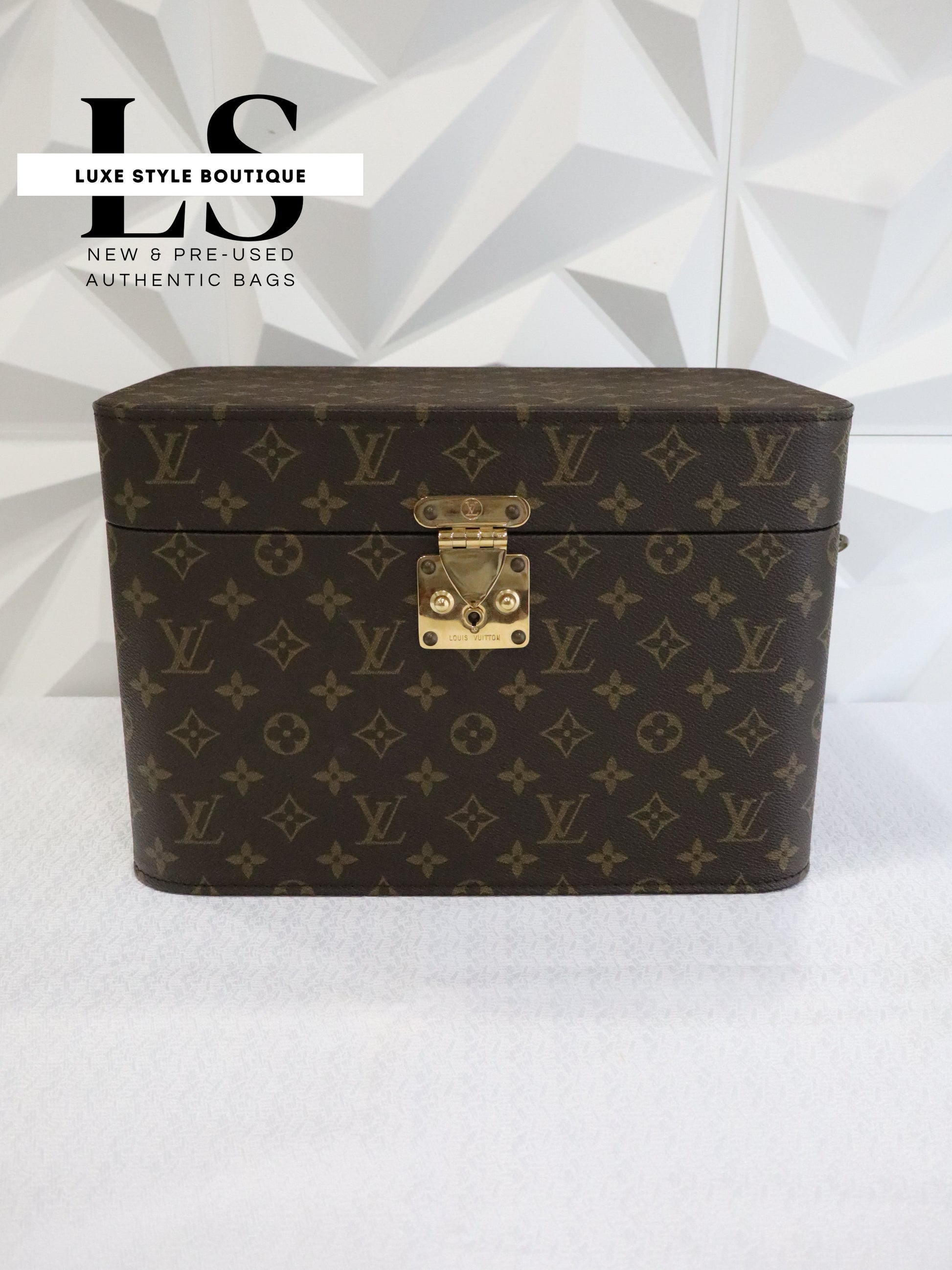 Louis Vuitton Monogram Leather Vanity Case