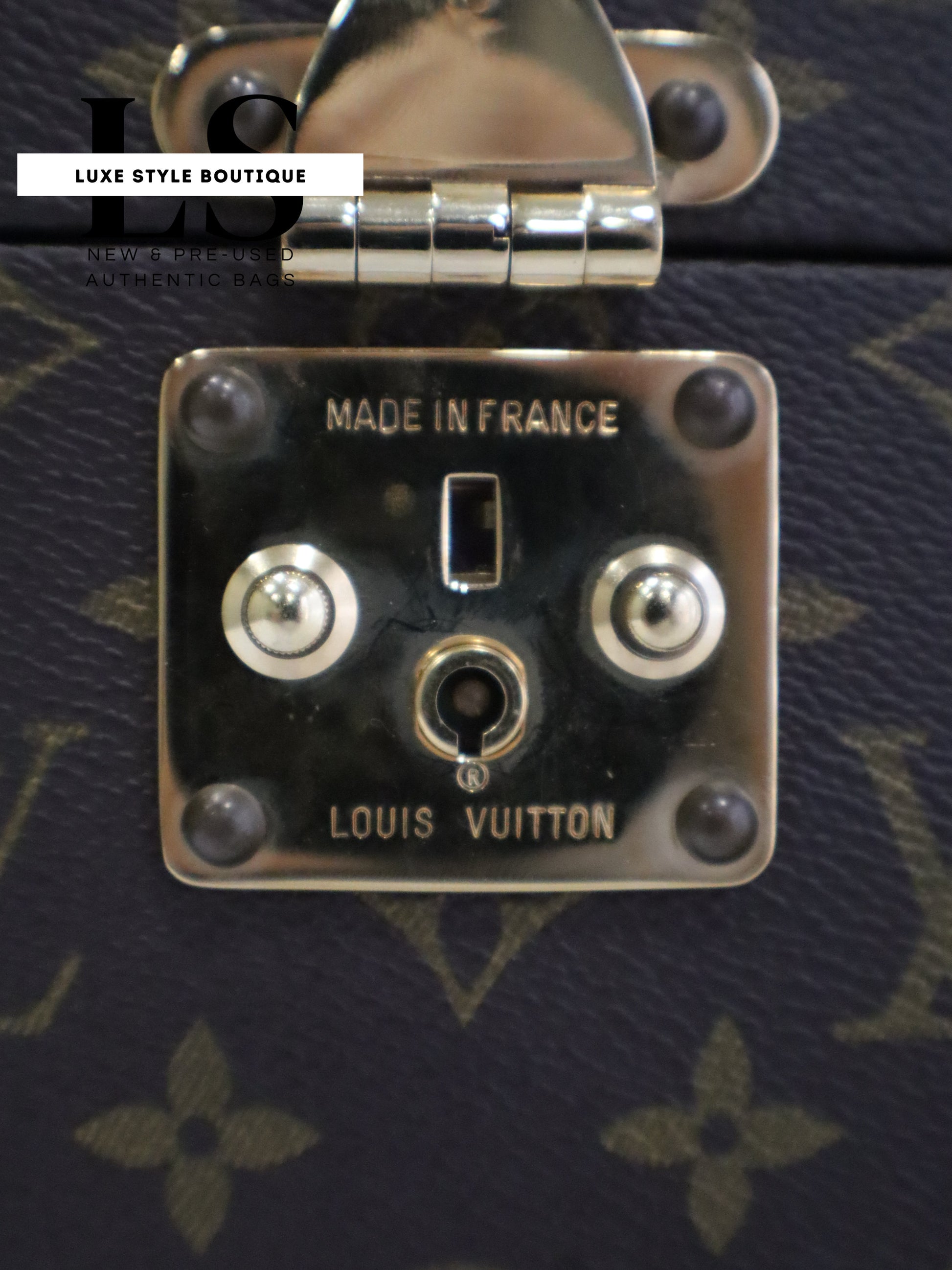 Louis Vuitton Monogram Leather Vanity Case