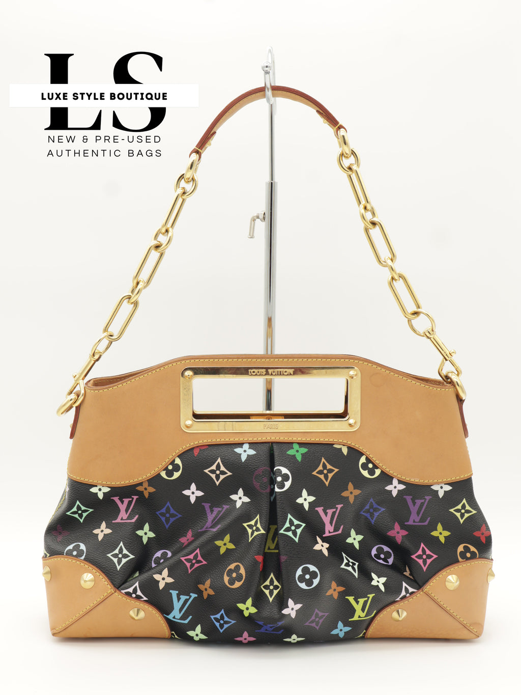Louis Vuitton Judy MM Black Multicolor