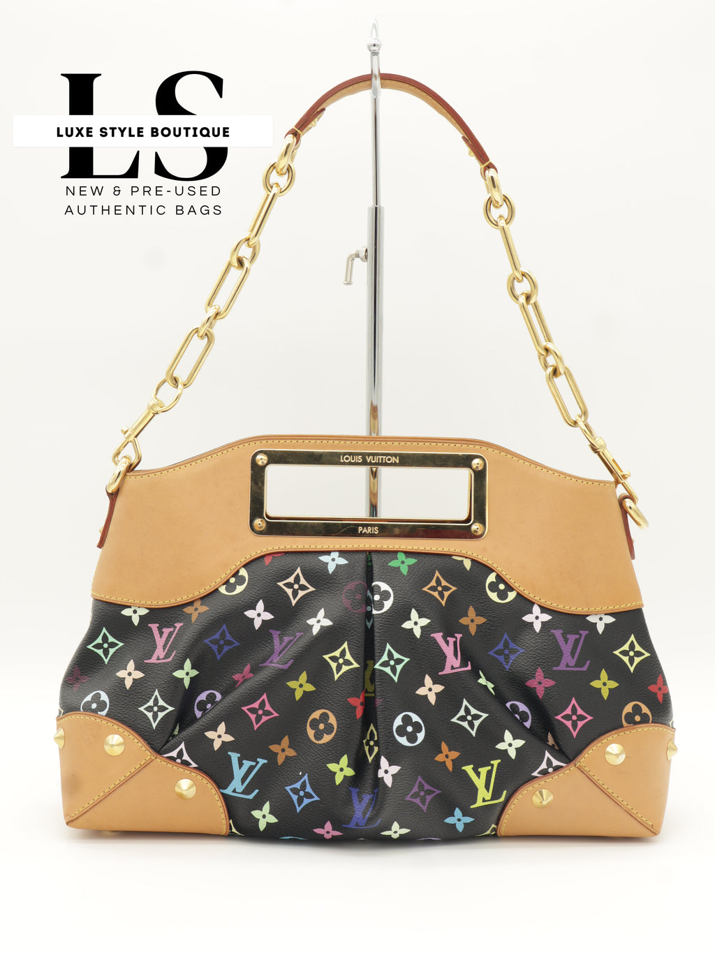 Louis Vuitton Judy MM Black Multicolor