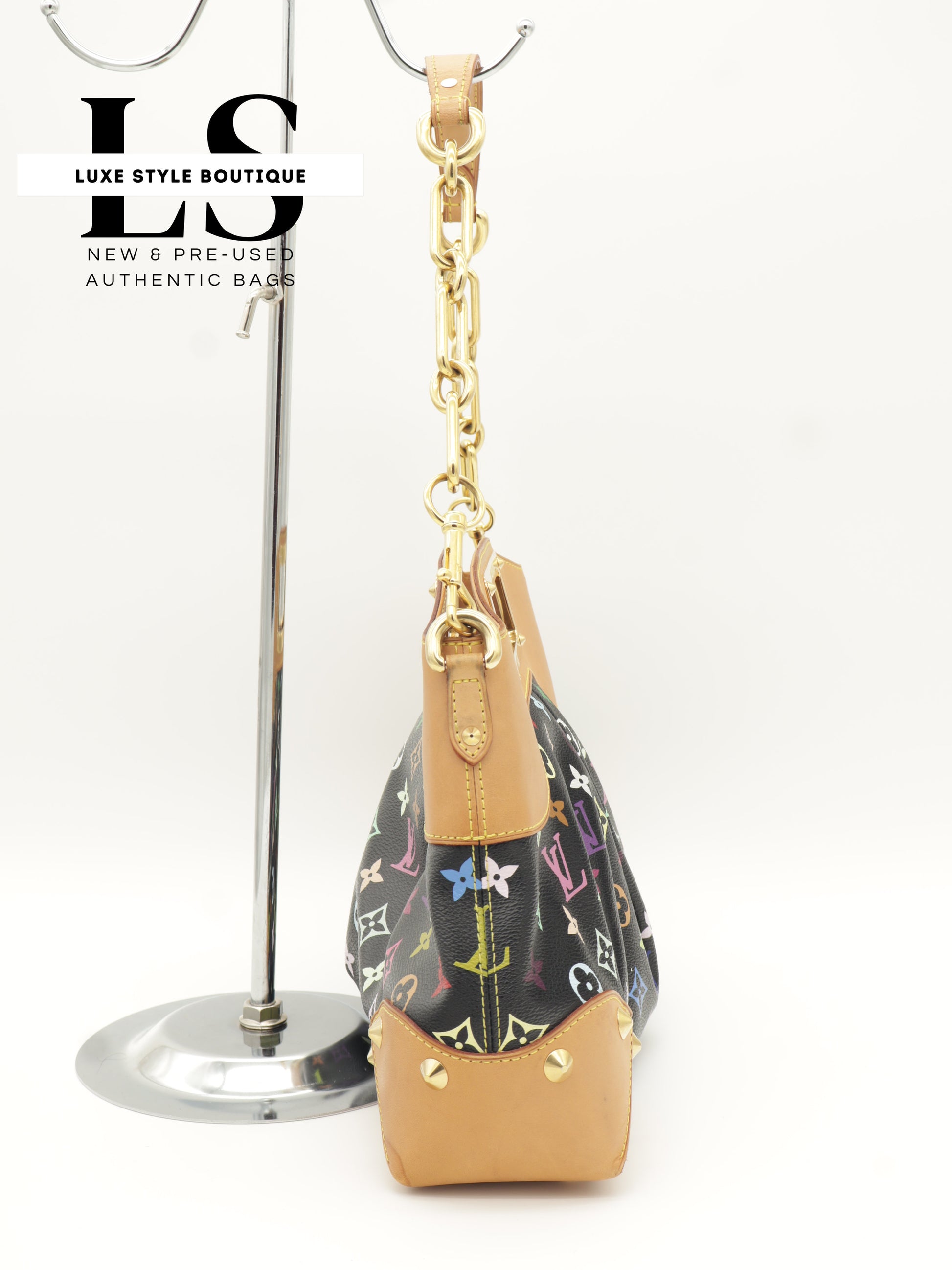 Louis Vuitton Judy MM Black Multicolor