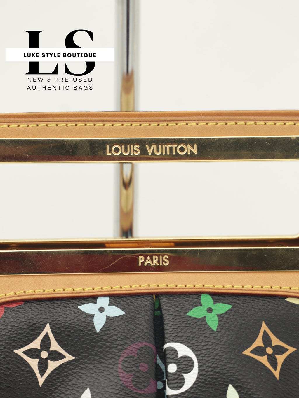 Louis Vuitton Judy MM Black Multicolor