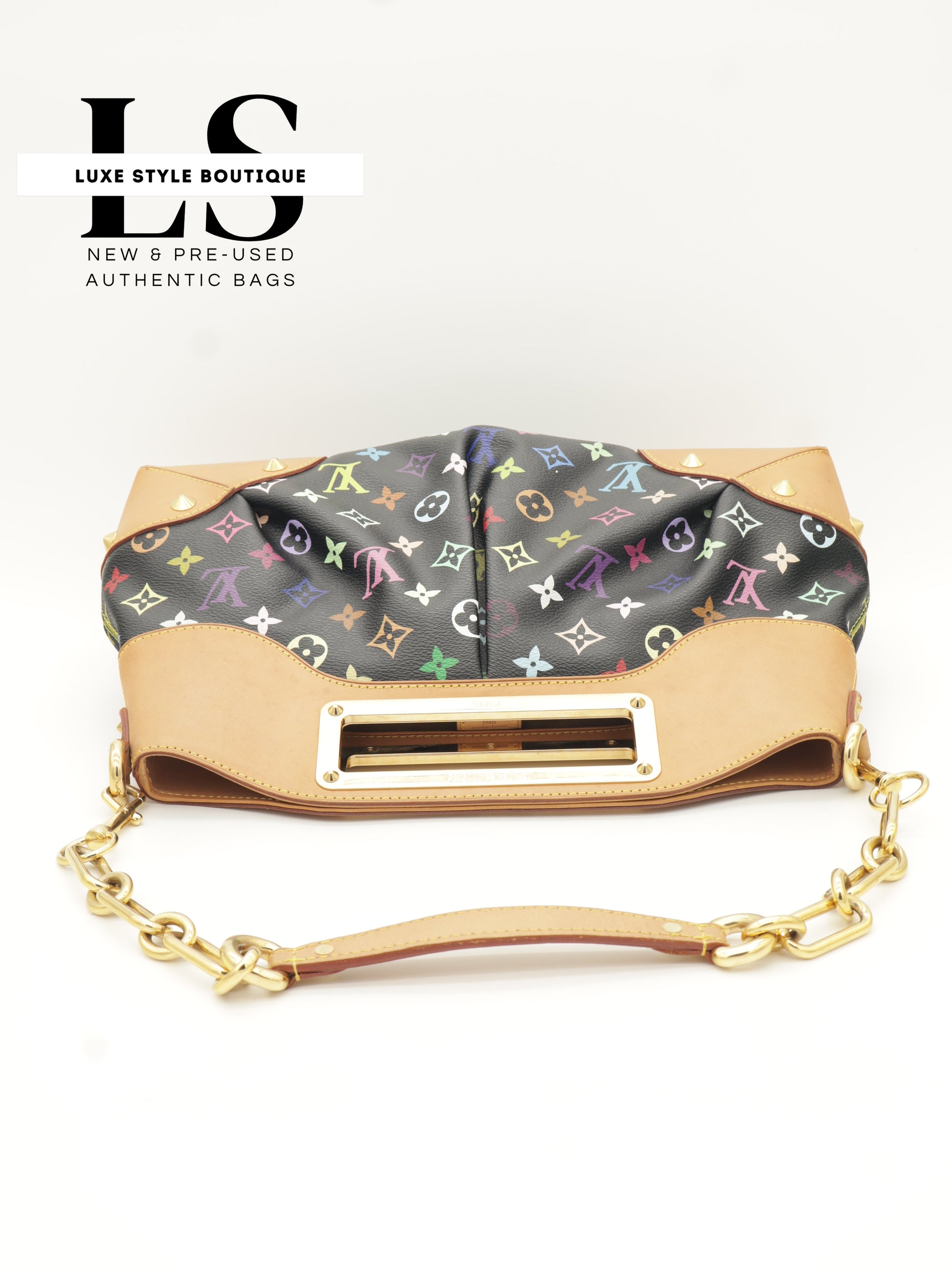 Louis Vuitton Judy MM Black Multicolor