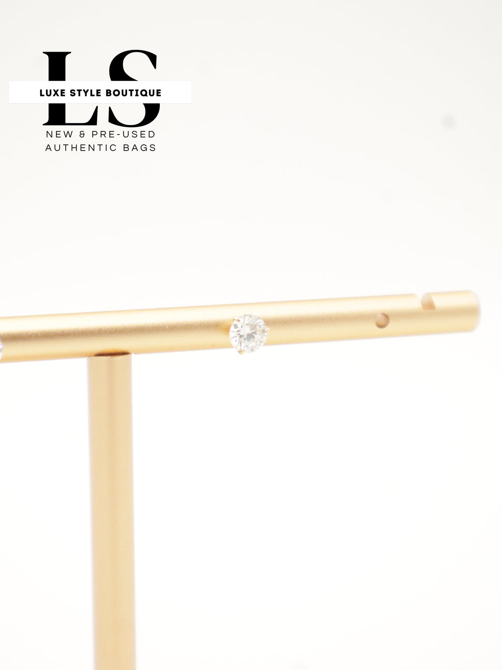 Earrings Gold 18K Circle Cut LAB Diamonds 1CT