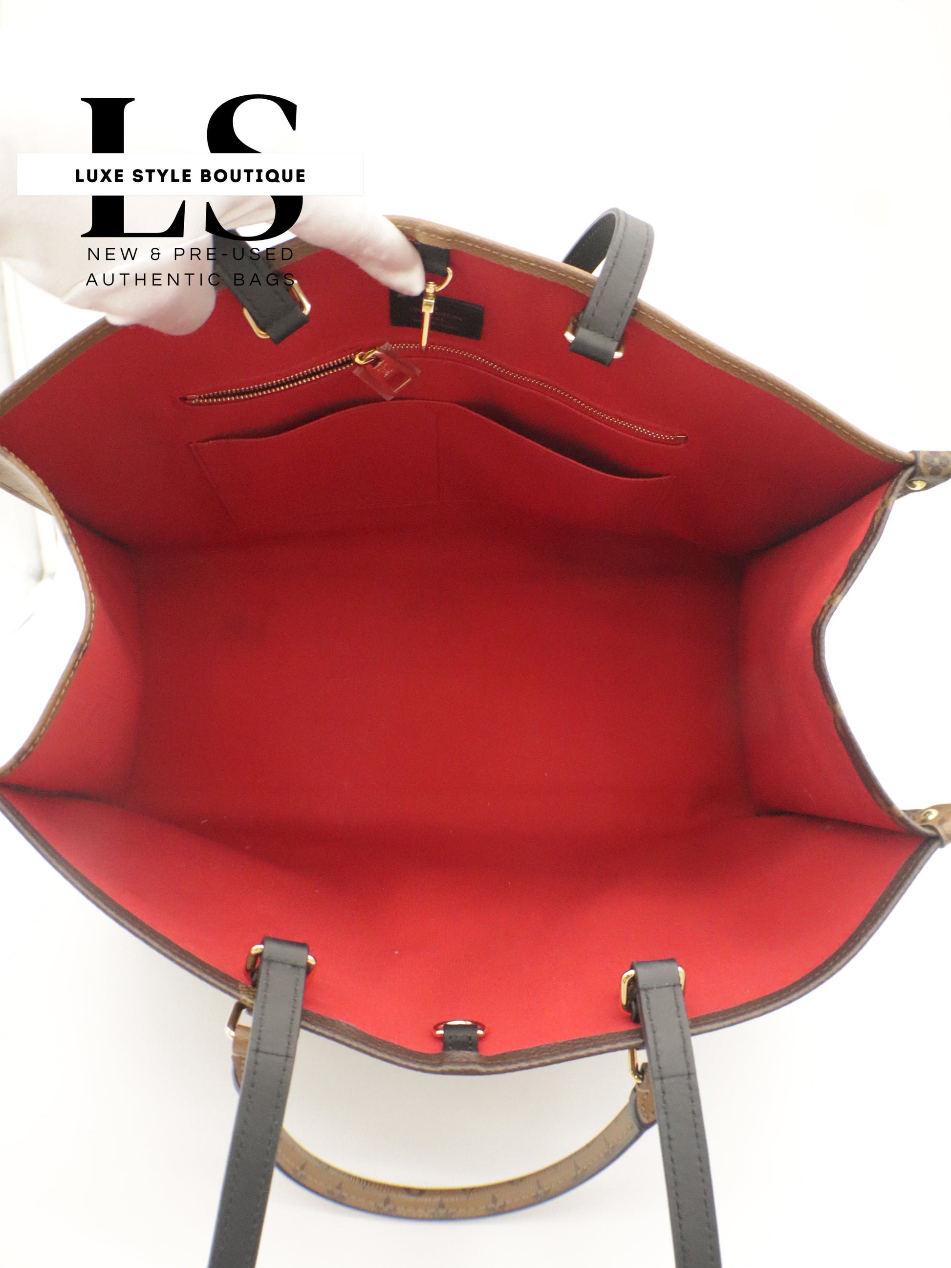 Louis Vuitton On The Go GM Monogram Reverse