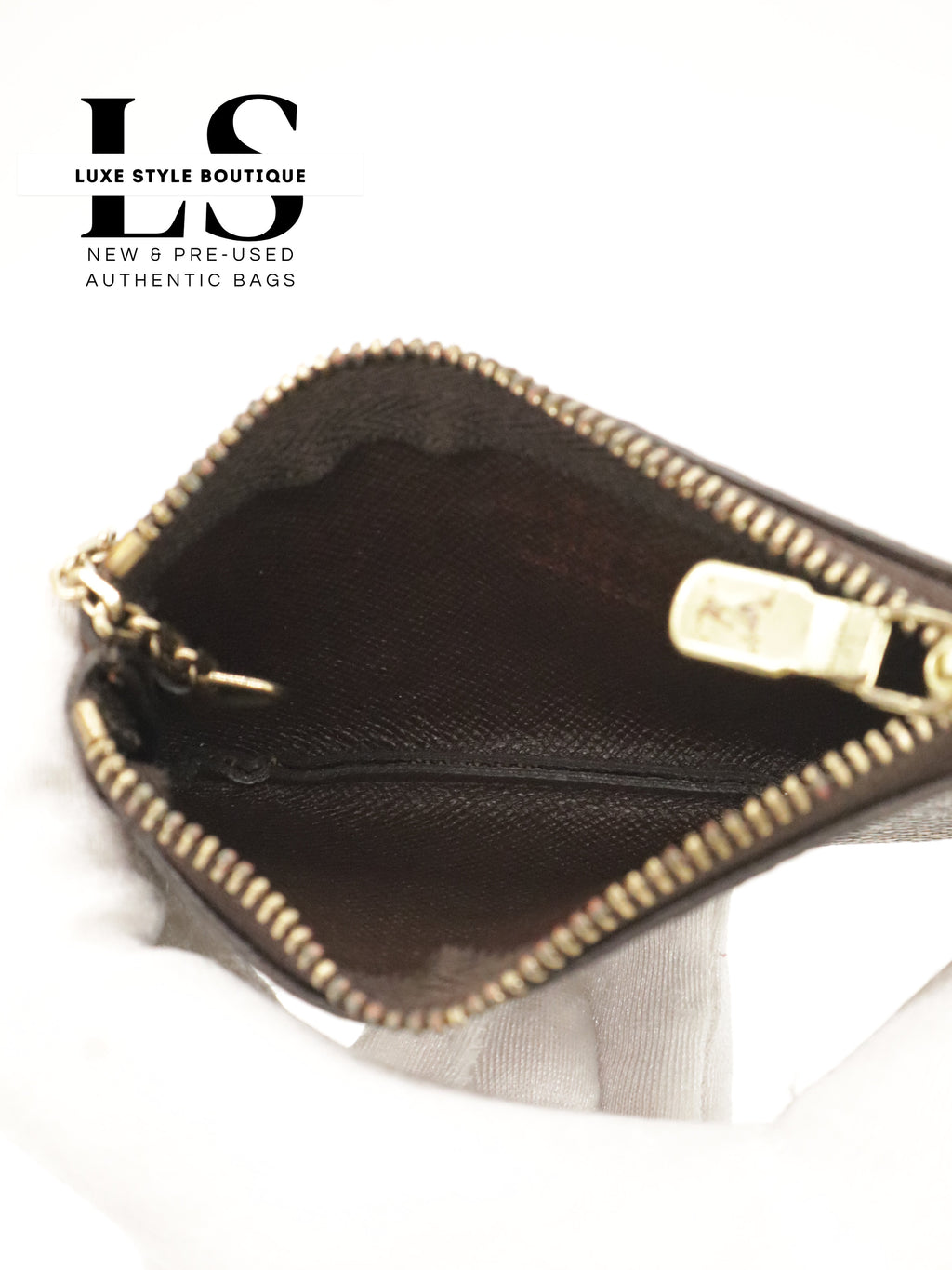 Louis Vuitton Key Pouch Damier Ebene