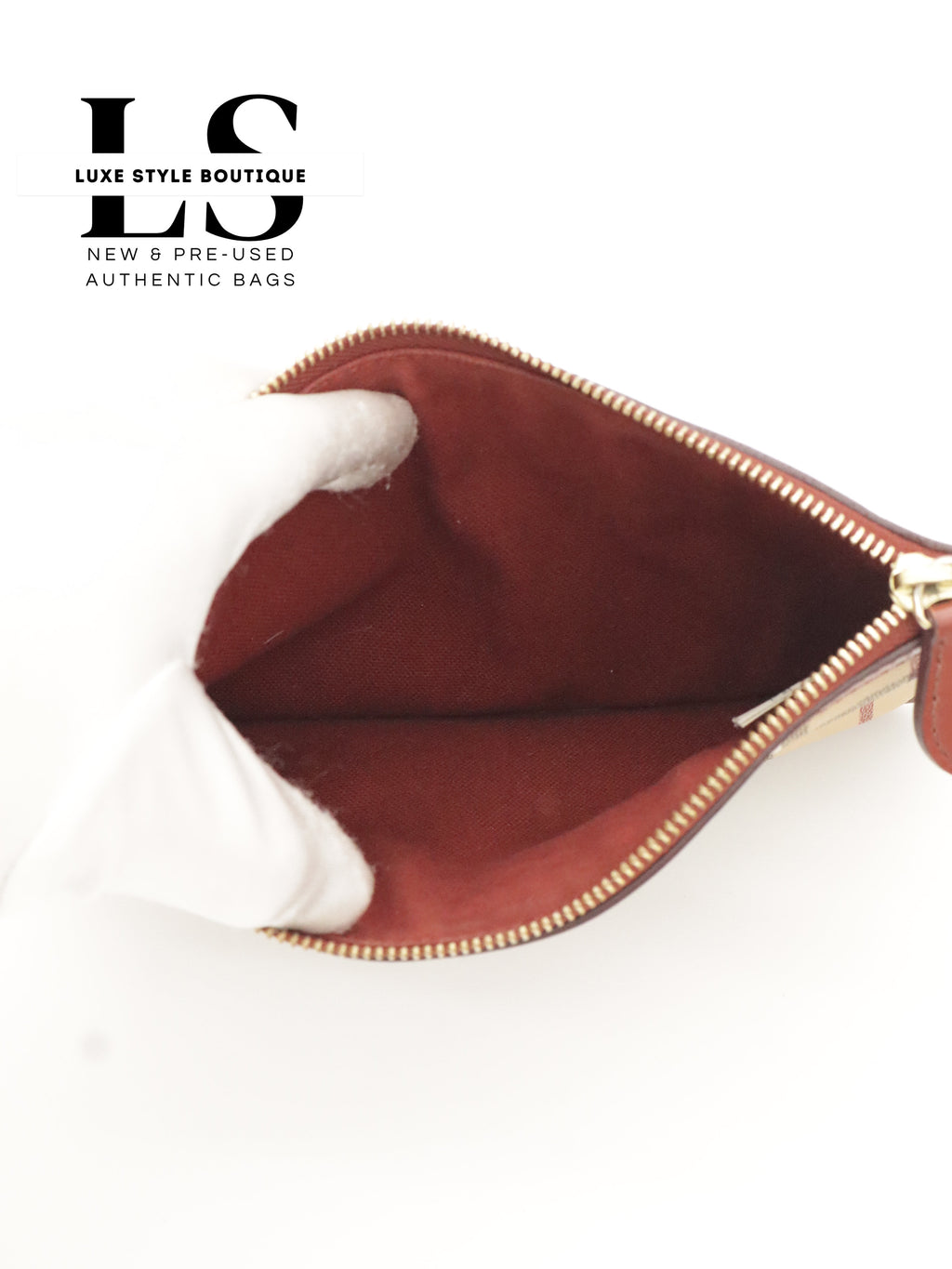 Burberry Haymarket Small Canterbury Tote w/Pouch