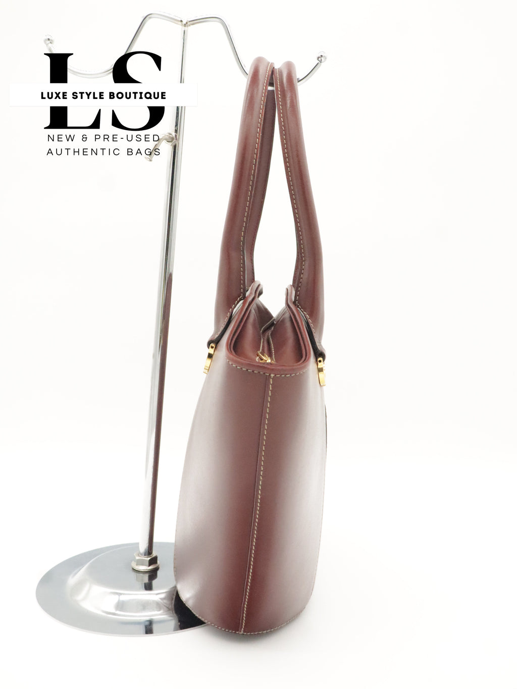 Cartier Le Must Leather Top Handle Bag
