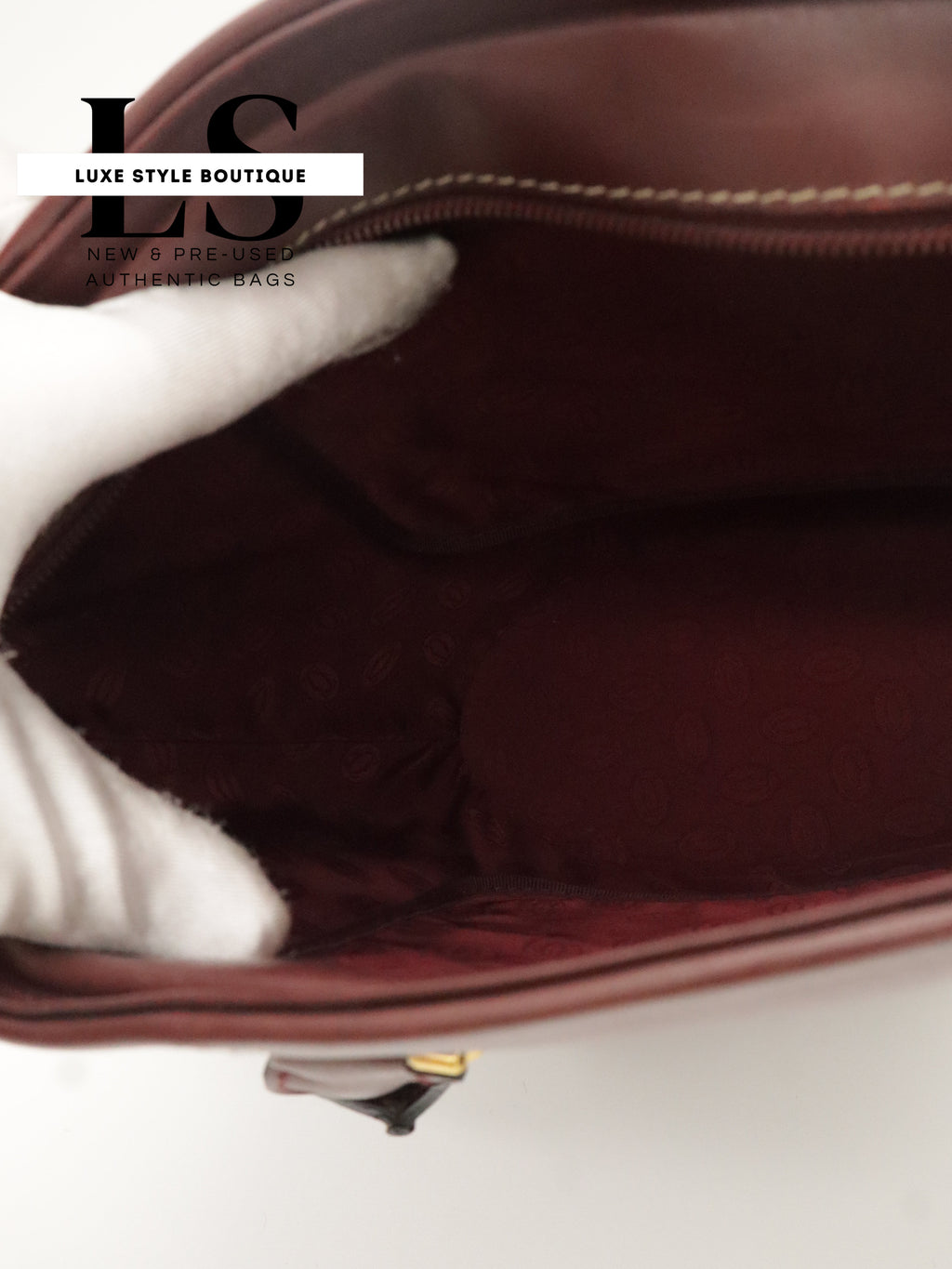 Cartier Le Must Leather Top Handle Bag