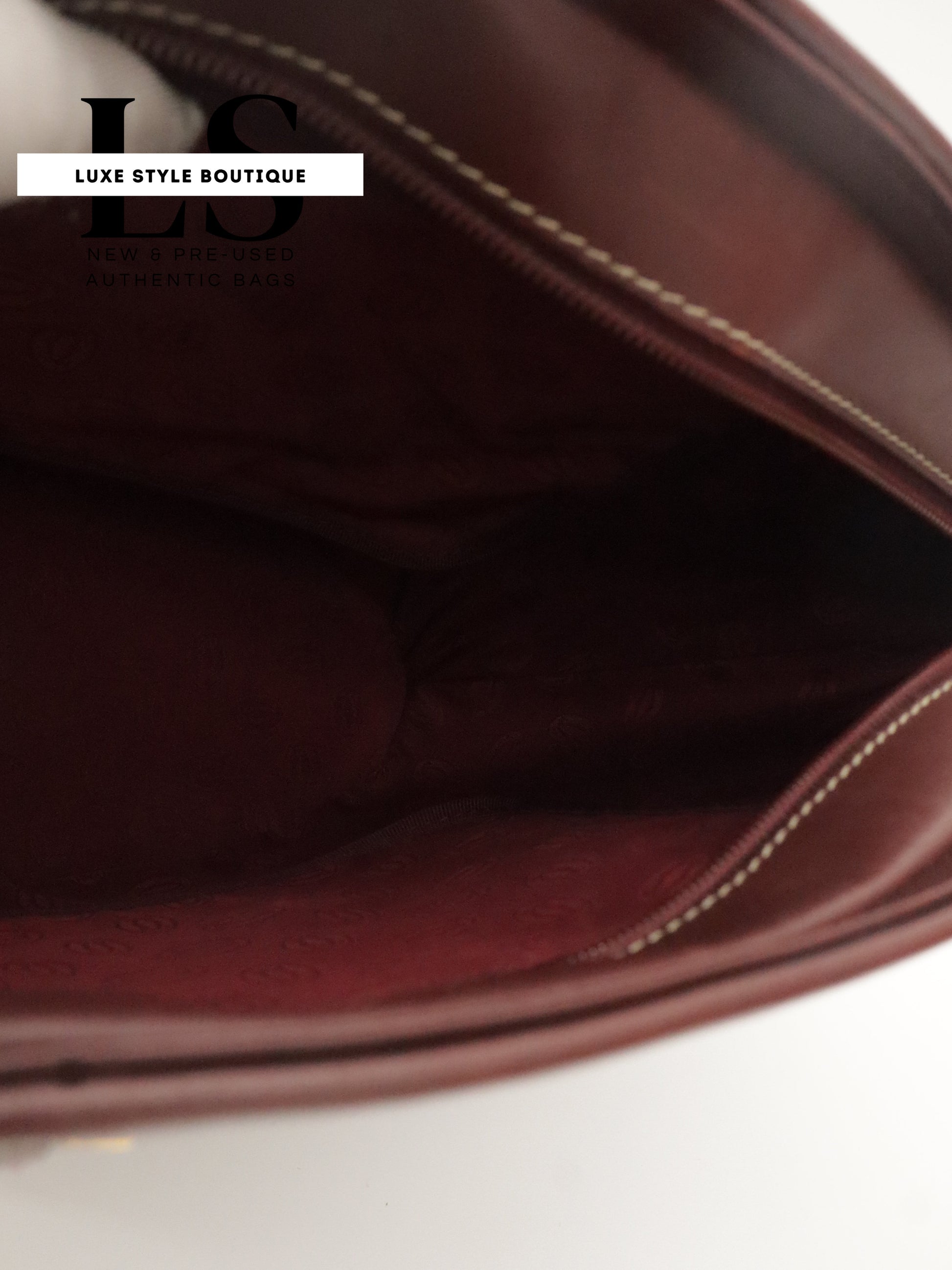 Cartier Le Must Leather Top Handle Bag