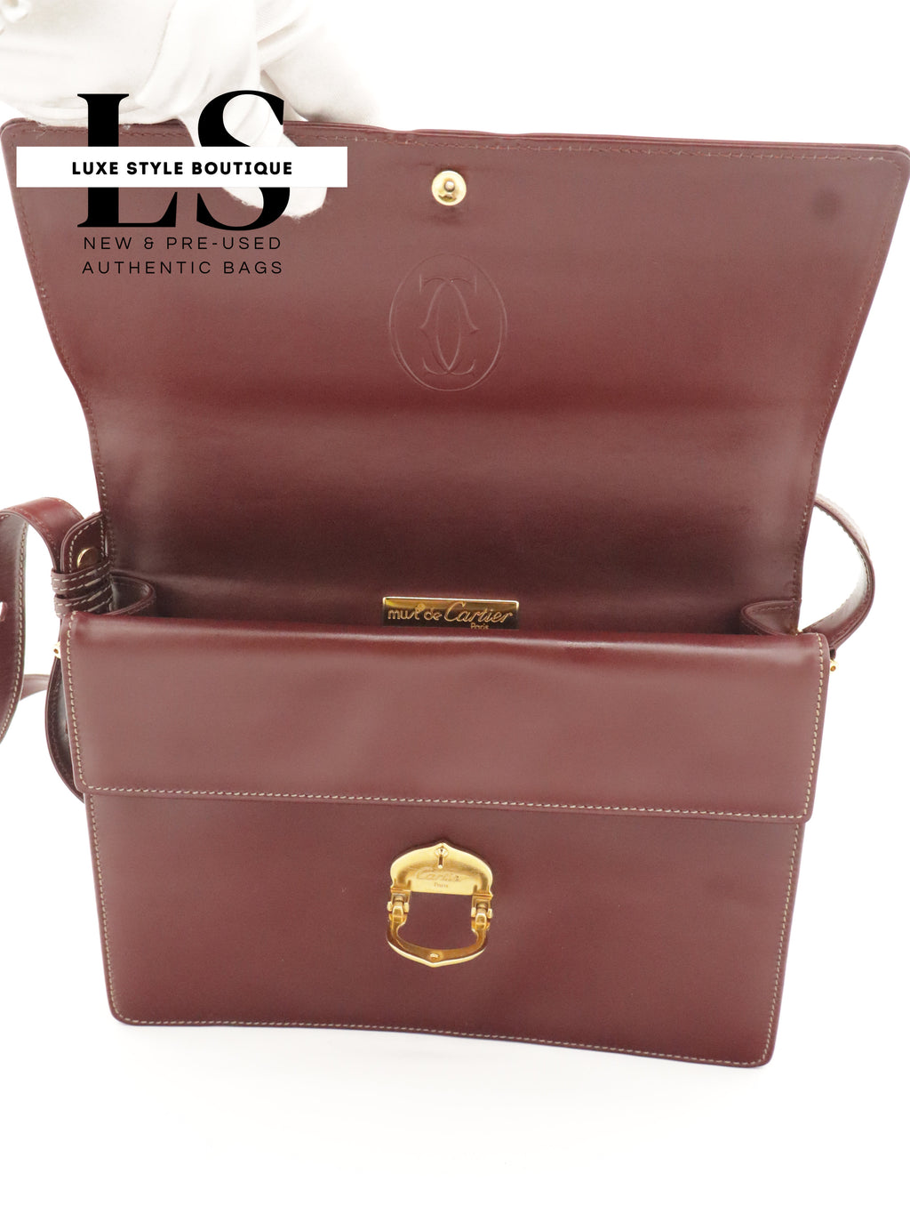 Cartier Must Leather Crossbody Bag