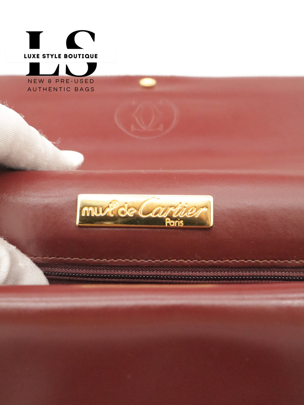 Cartier Must Leather Crossbody Bag