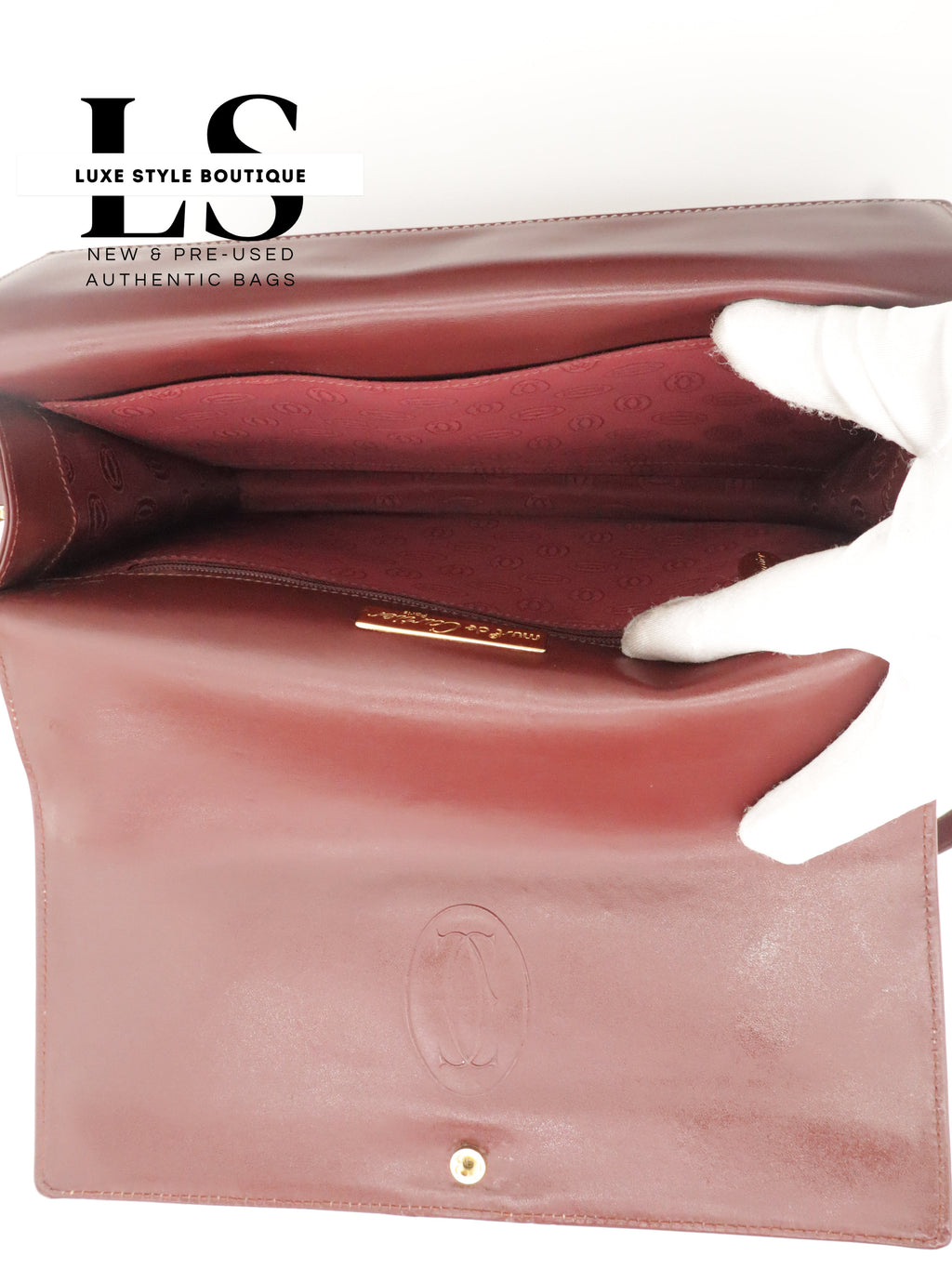 Cartier Must Leather Crossbody Bag
