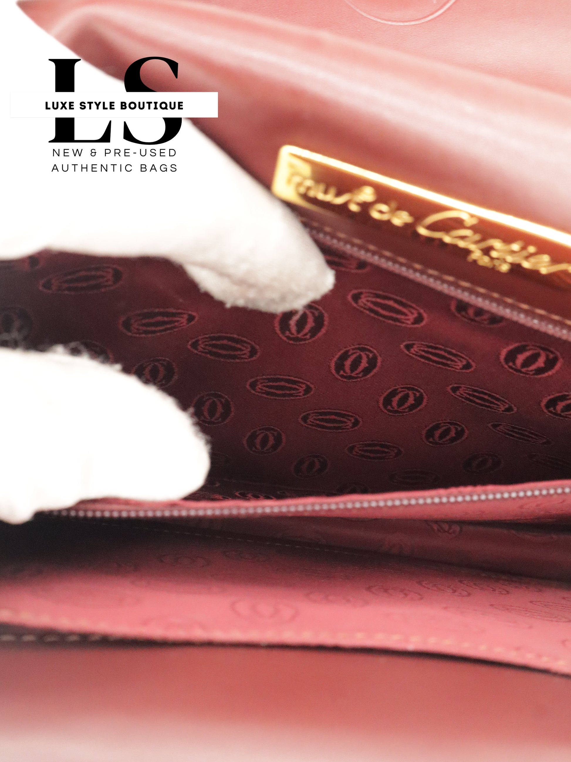 Cartier Must Leather Crossbody Bag