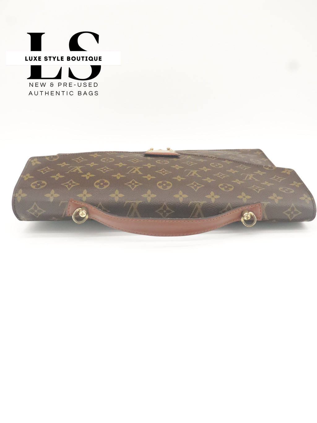 Louis Vuitton Monogram Porte Documents Briefcase w/Strap