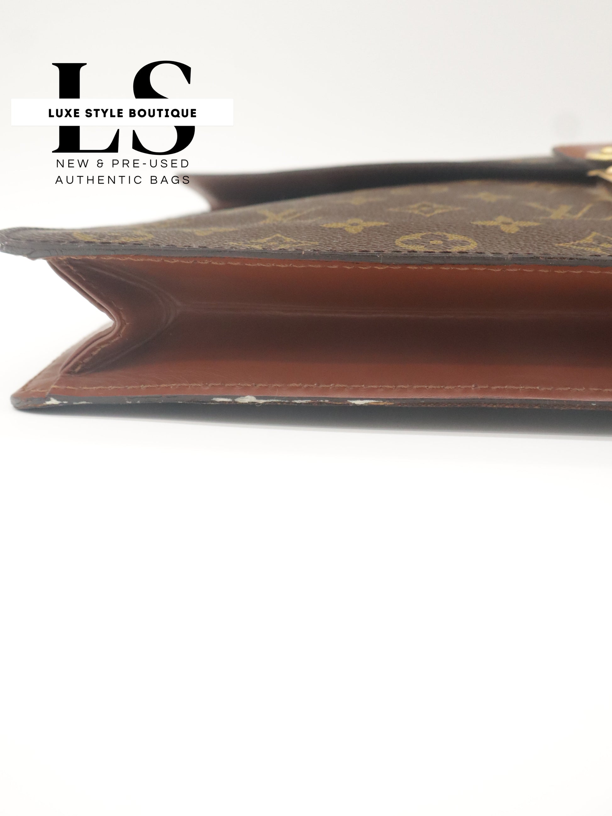 Louis Vuitton Monogram Porte Documents Briefcase w/Strap