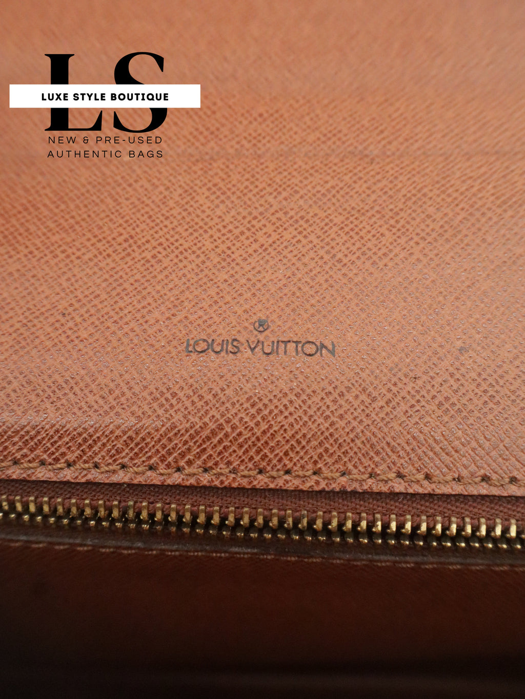 Louis Vuitton Monogram Porte Documents Briefcase w/Strap