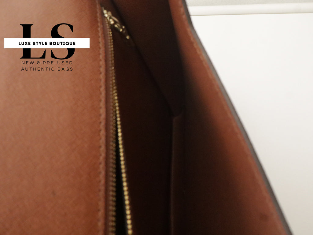 Louis Vuitton Monogram Porte Documents Briefcase w/Strap