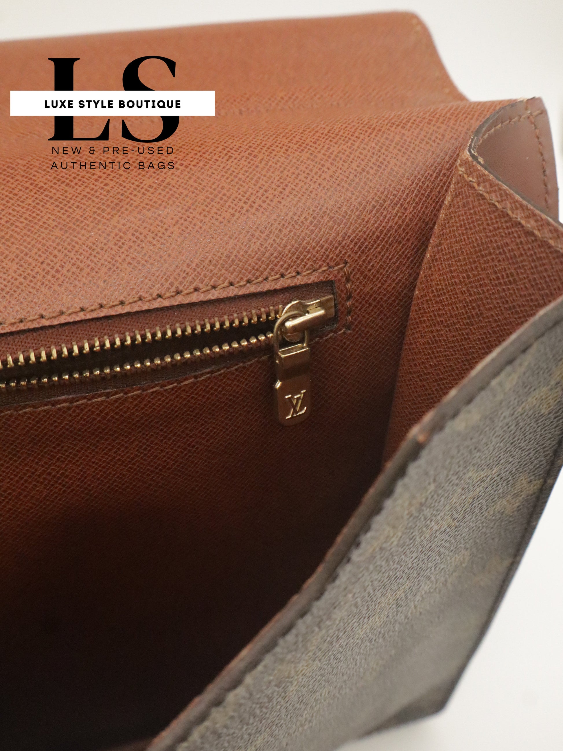 Louis Vuitton Monogram Porte Documents Briefcase w/Strap