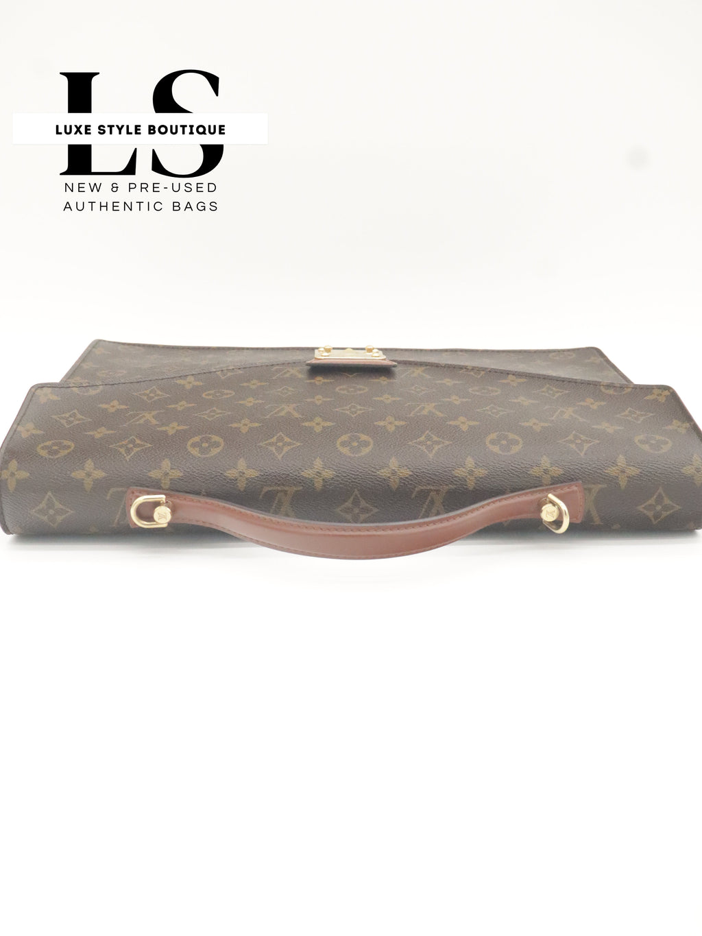 Louis Vuitton Monogram Porte Documents Briefcase w/Strap