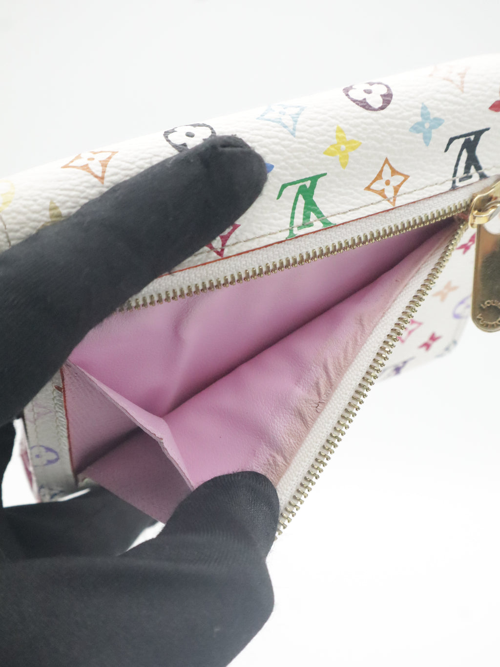 Louis Vuitton Joey Monogram Multicolor White