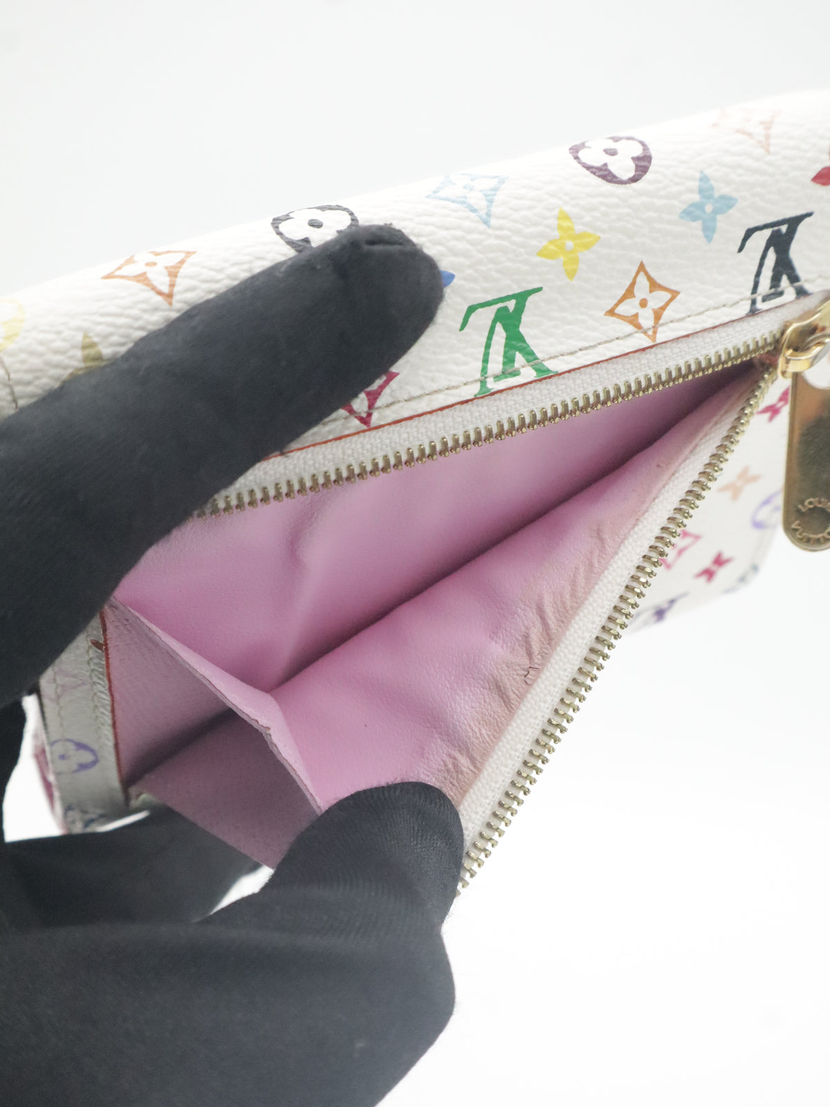 Louis Vuitton Joey Monogram Multicolor White