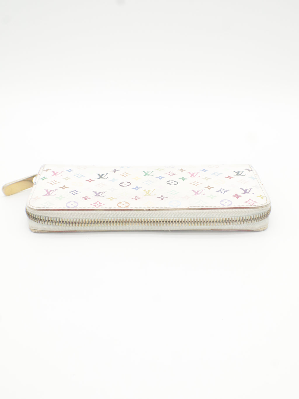 Louis Vuitton Zippy Wallet Monogram Multicolor White
