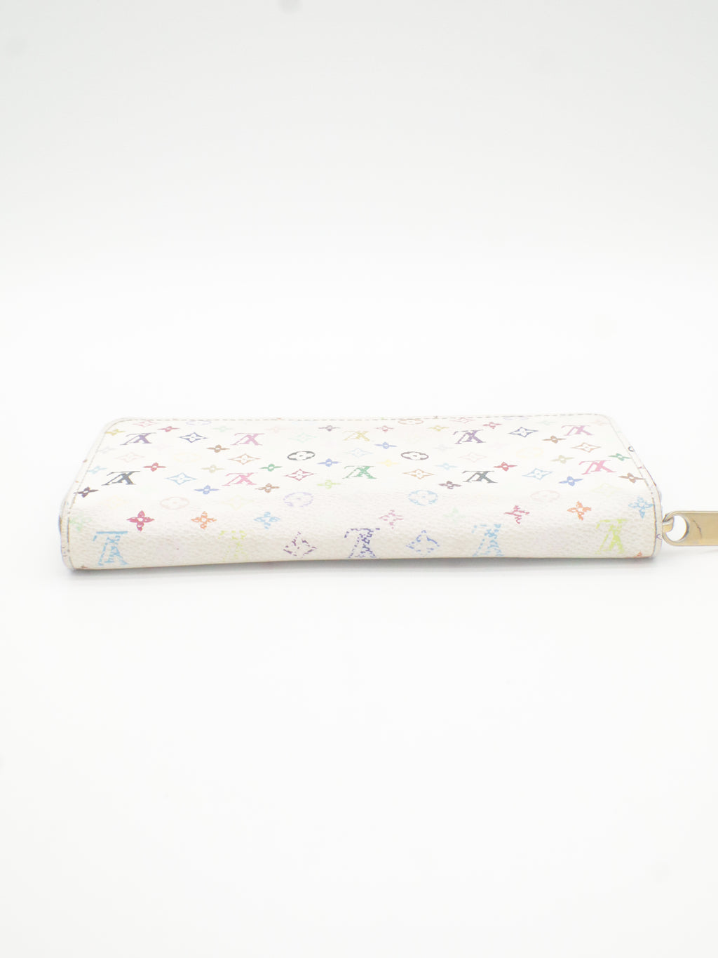 Louis Vuitton Zippy Wallet Monogram Multicolor White