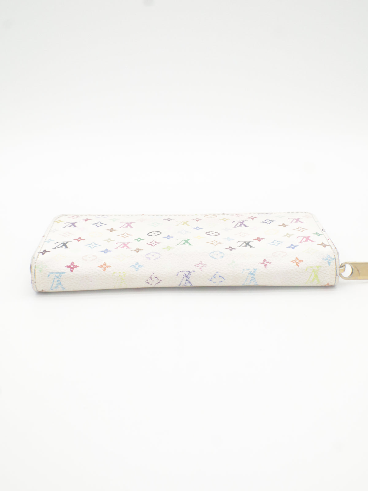 Louis Vuitton Zippy Wallet Monogram Multicolor White