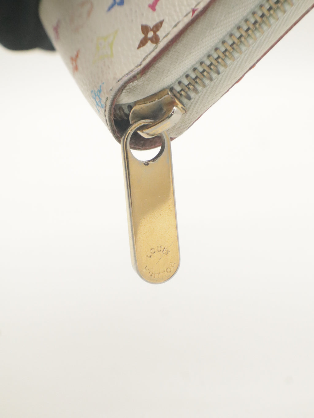 Louis Vuitton Zippy Wallet Monogram Multicolor White